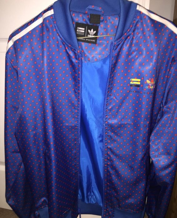 adidas originals x pharrell williams printed bomber jacket