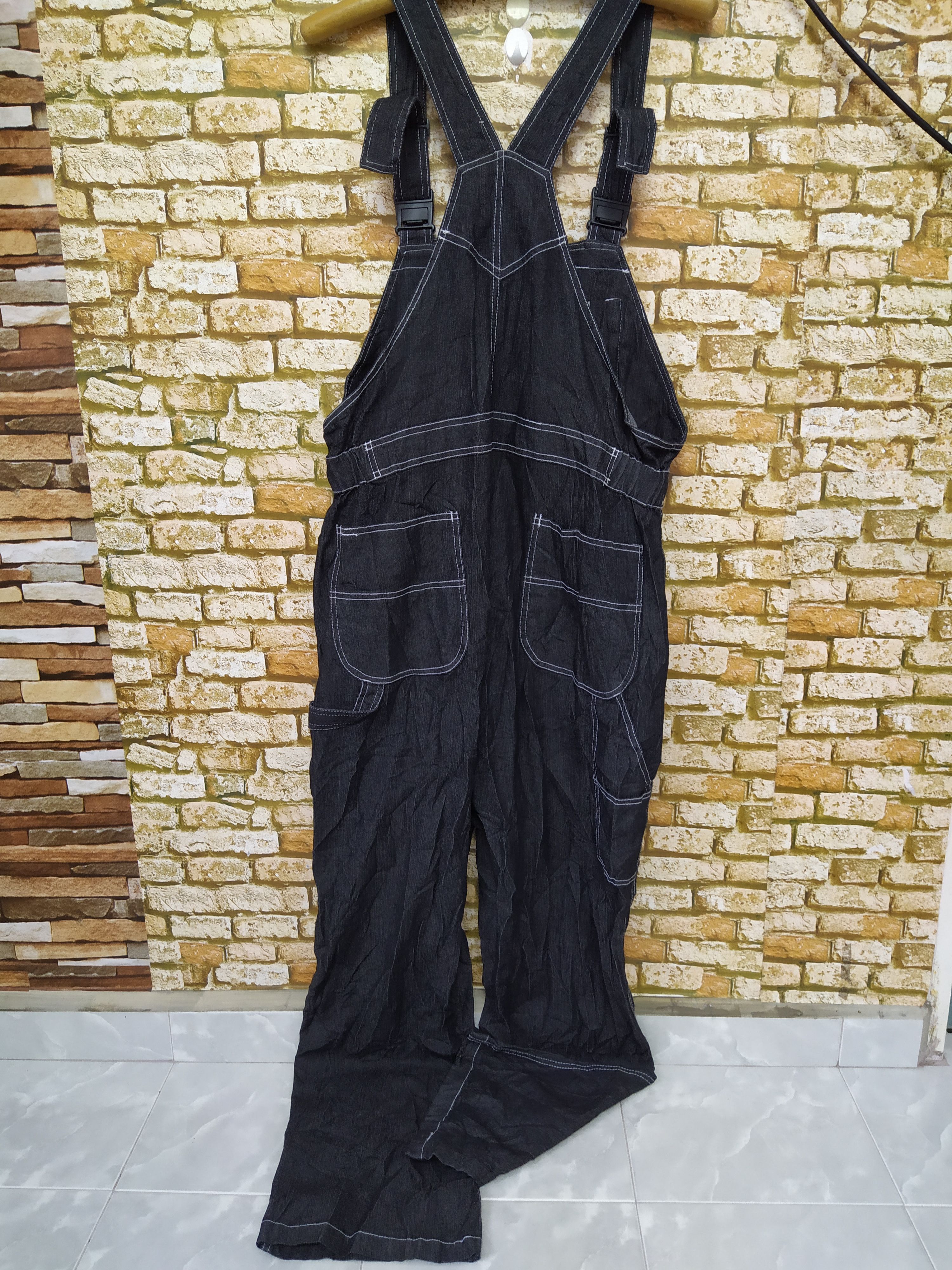 Japanese Brand × Vintage 90s DOGMAN JAPAN OVERALLS DENIM (B544) Size US 37 - 4 Thumbnail