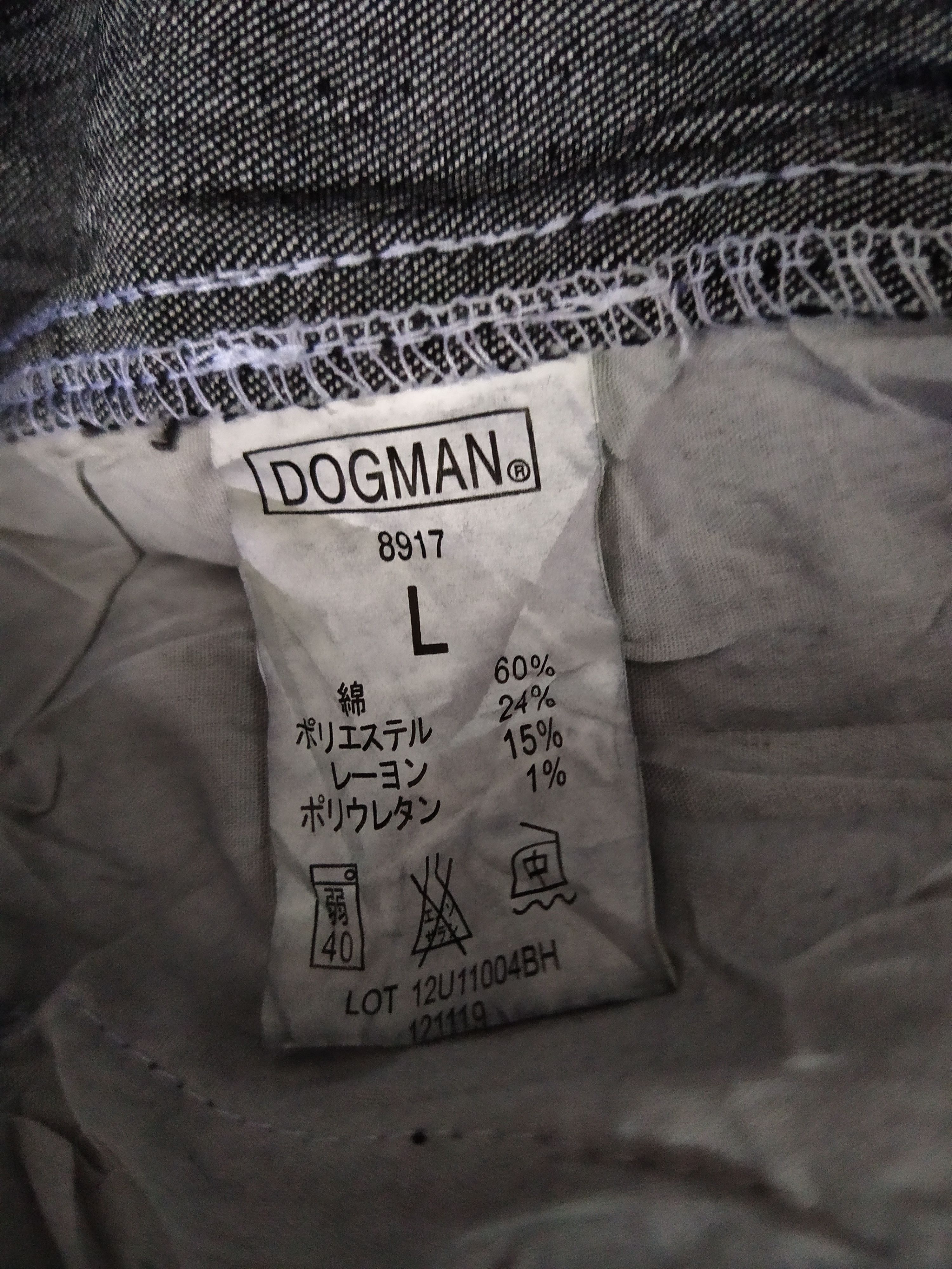 Japanese Brand × Vintage 90s DOGMAN JAPAN OVERALLS DENIM (B544) Size US 37 - 7 Thumbnail