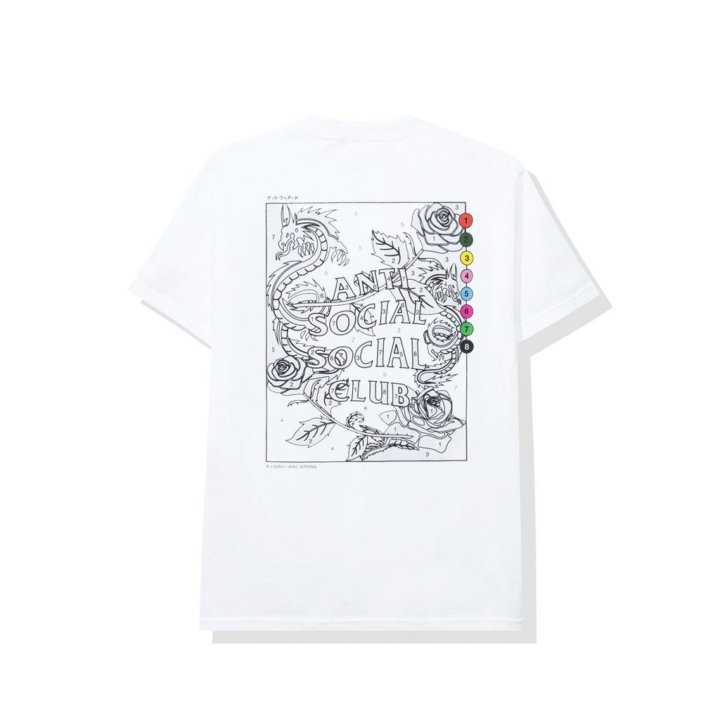 Anti Social Social Club DS ASSC Dragon Up To You White Tee FTP KAWS BAPE KITH OOTD Size US XL / EU 56 / 4 - 1 Thumbnail