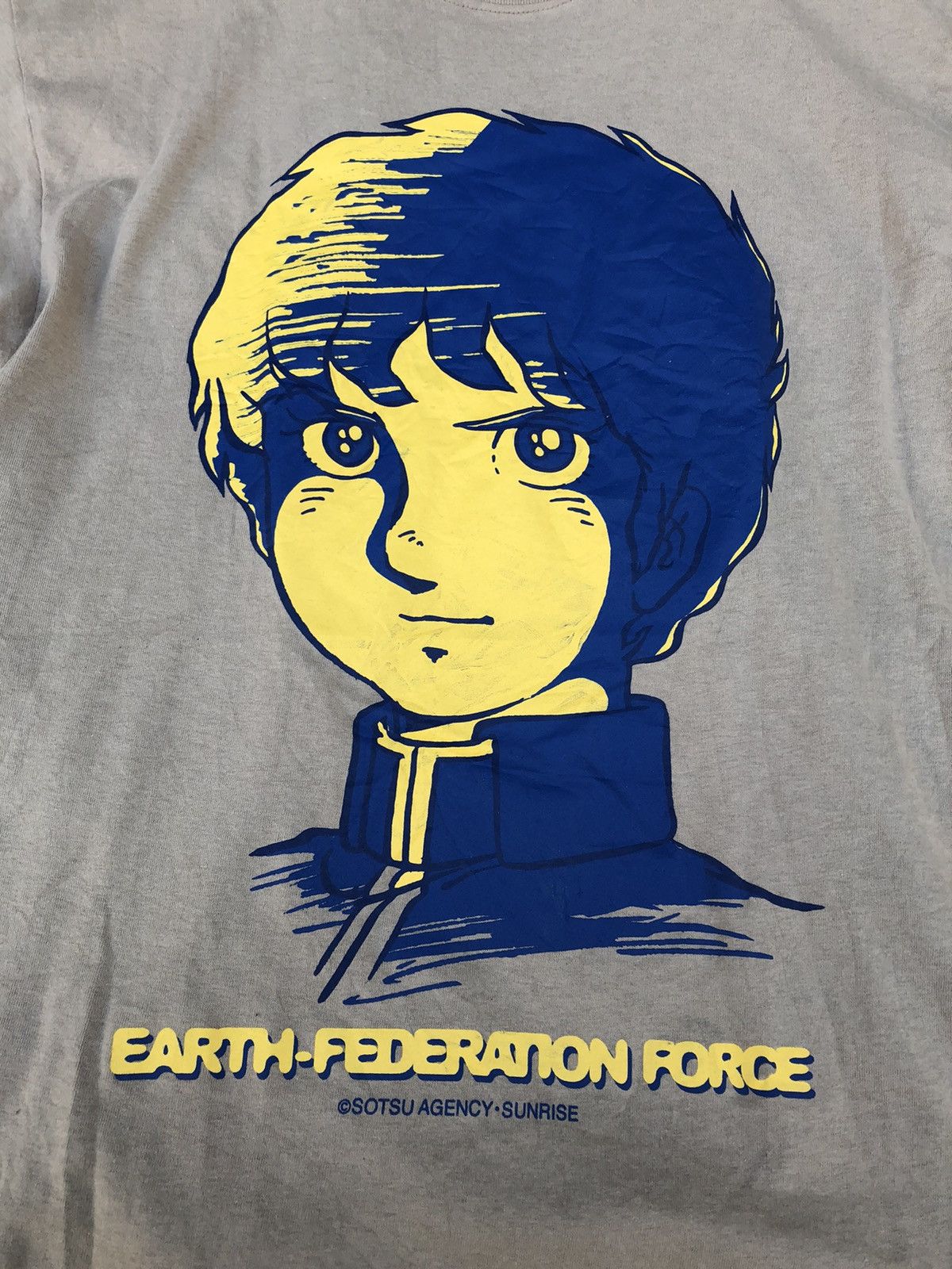 Japanese Brand × Vintage Vintage 90’s Mobile Gundam Suit Earth Federation Force Tee Size US L / EU 52-54 / 3 - 2 Thumbnail