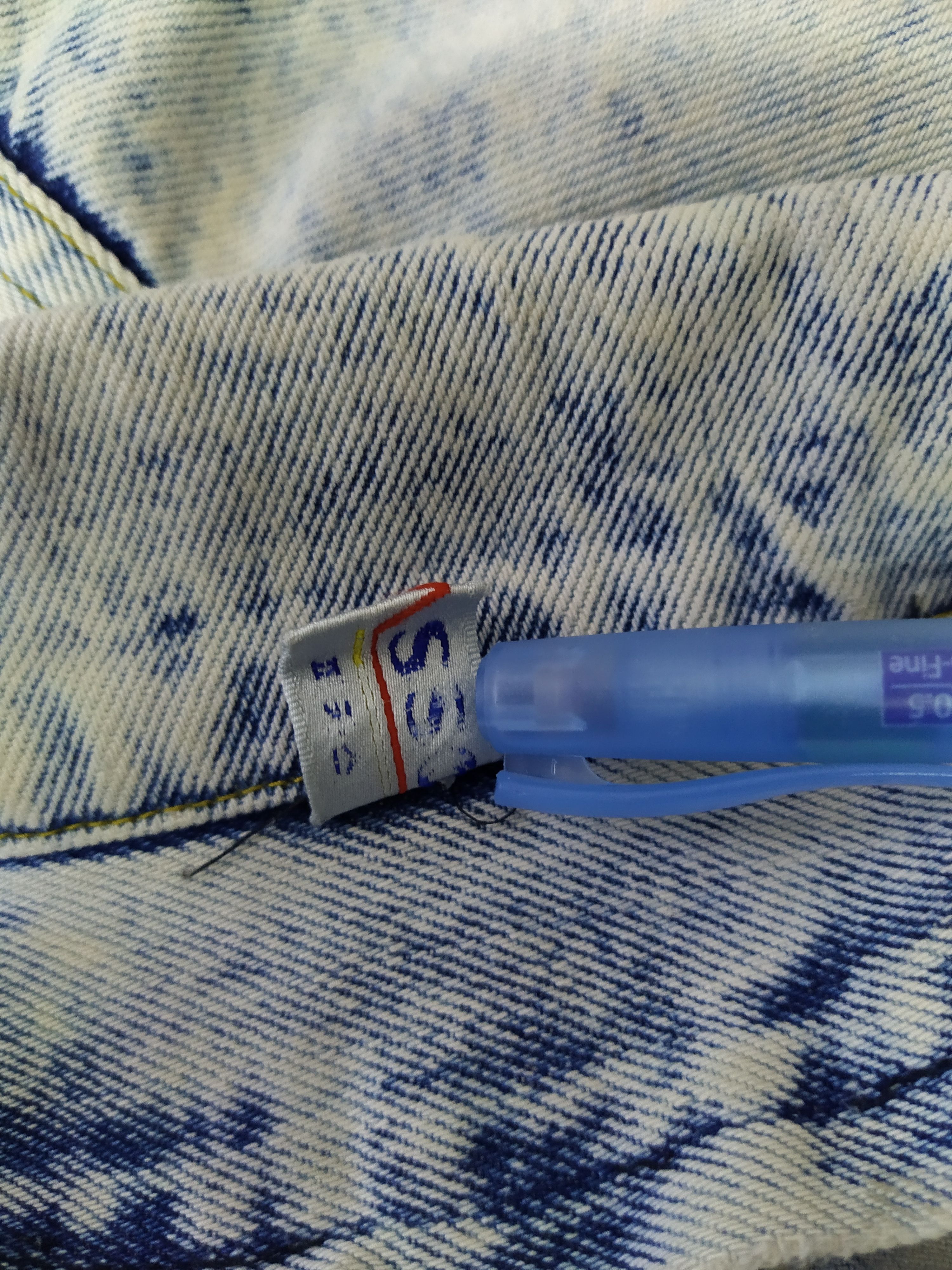 Adidas VTG ADIDAS DENIM ACID WASHED DISTRESSED JACKET (B550) Size US XL / EU 56 / 4 - 8 Thumbnail