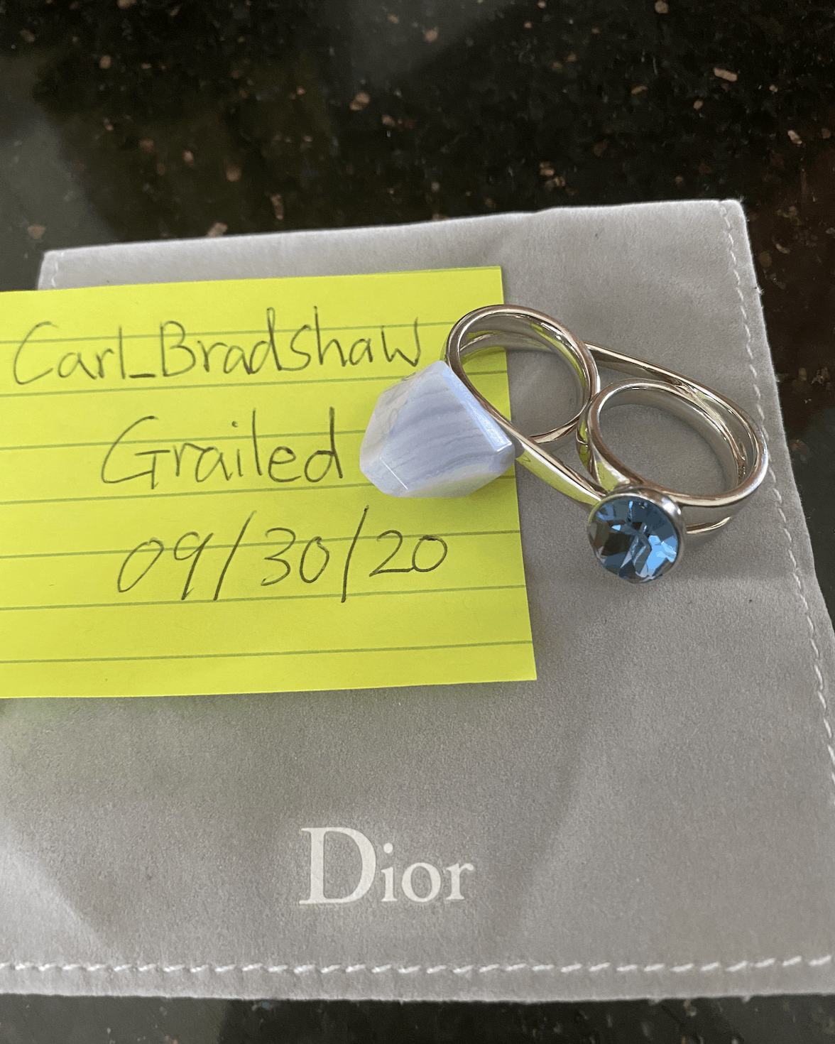 Dior Double-Finger Ring Size 8.5 Size ONE SIZE - 7 Thumbnail
