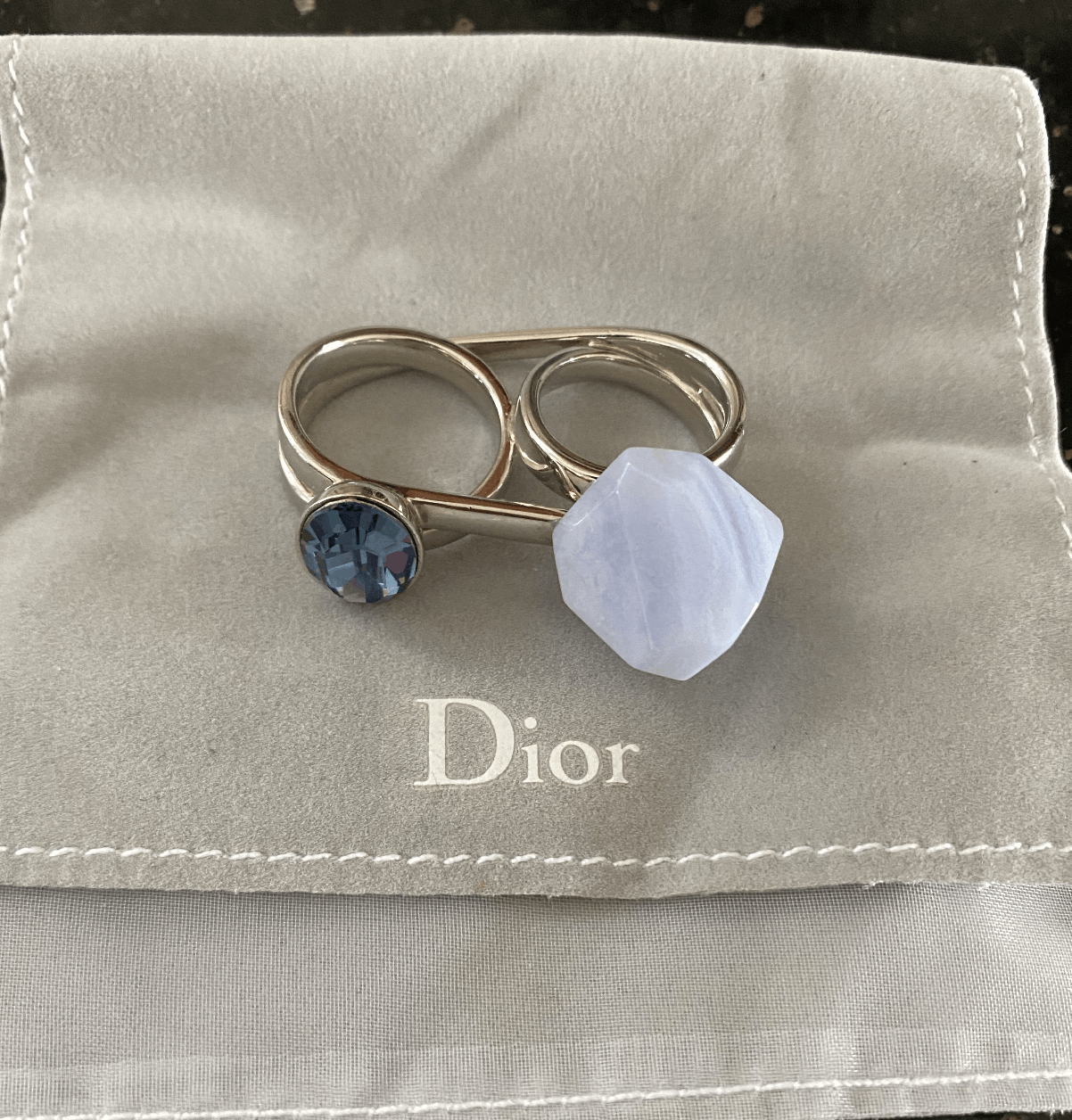 Dior Double-Finger Ring Size 8.5 Size ONE SIZE - 5 Thumbnail
