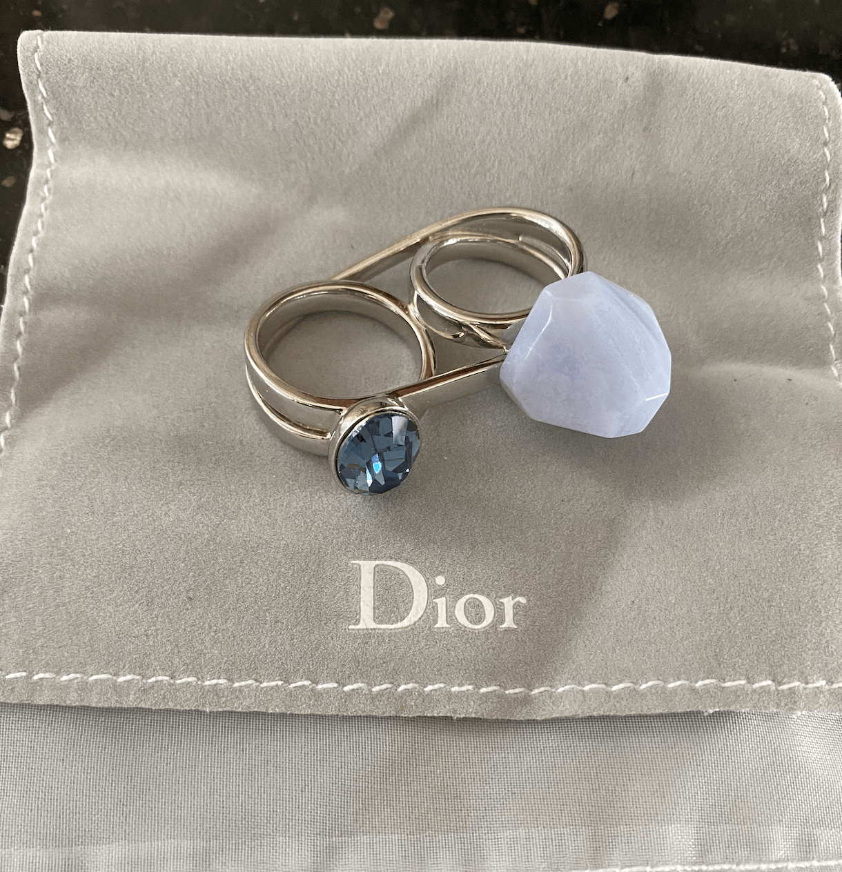 Dior Double-Finger Ring Size 8.5 Size ONE SIZE - 1 Thumbnail