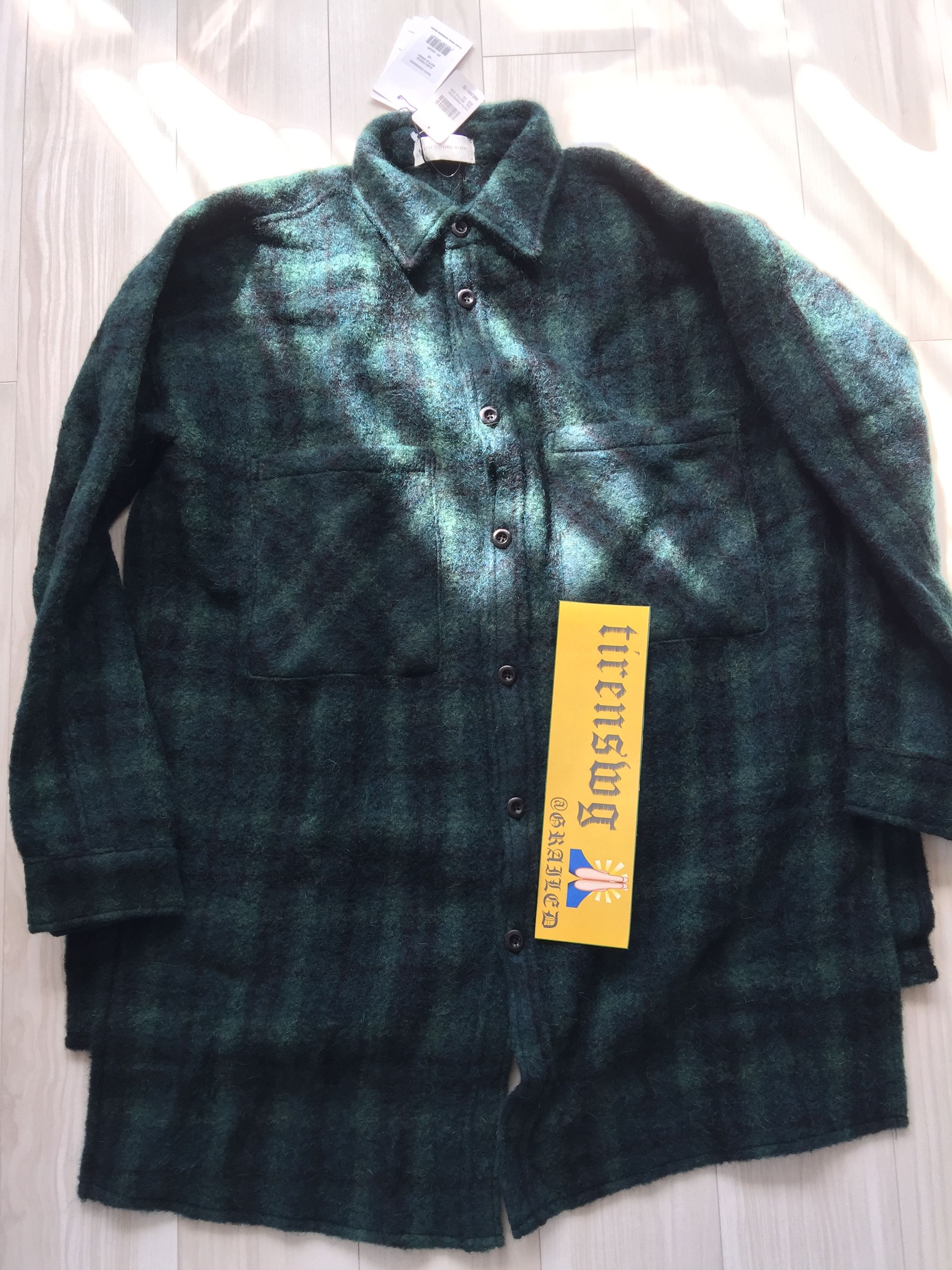 Faith Connexion Kanye Flannel Plaid Shirt Oversized