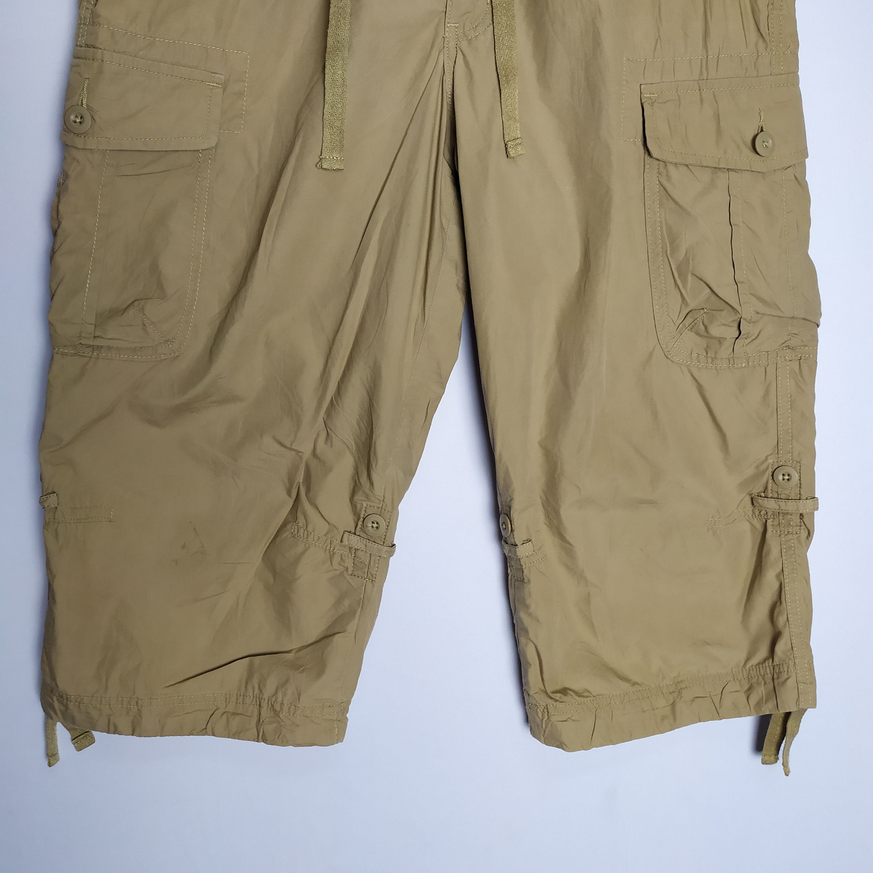 Japanese Brand JAPANESE BRAND CROPPED CARGO PANTS Size US 34 / EU 50 - 5 Thumbnail