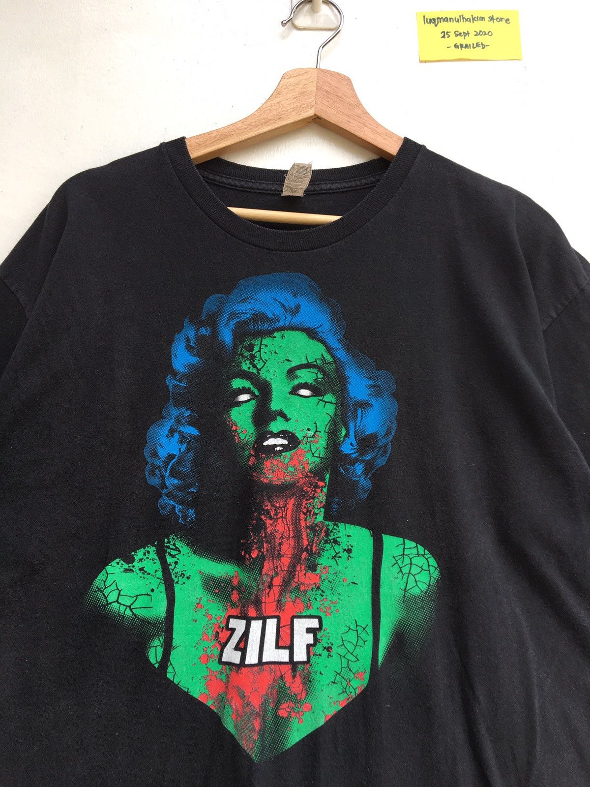 Band Tees Vintage Rare ZILF Marilyn Monroe Printed Tshirt Size US L / EU 52-54 / 3 - 1 Thumbnail