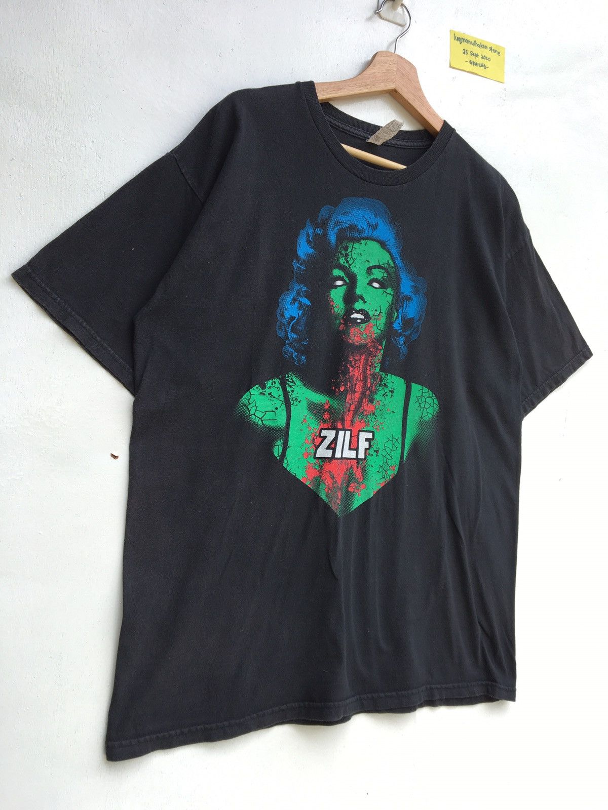 Band Tees Vintage Rare ZILF Marilyn Monroe Printed Tshirt Size US L / EU 52-54 / 3 - 3 Thumbnail