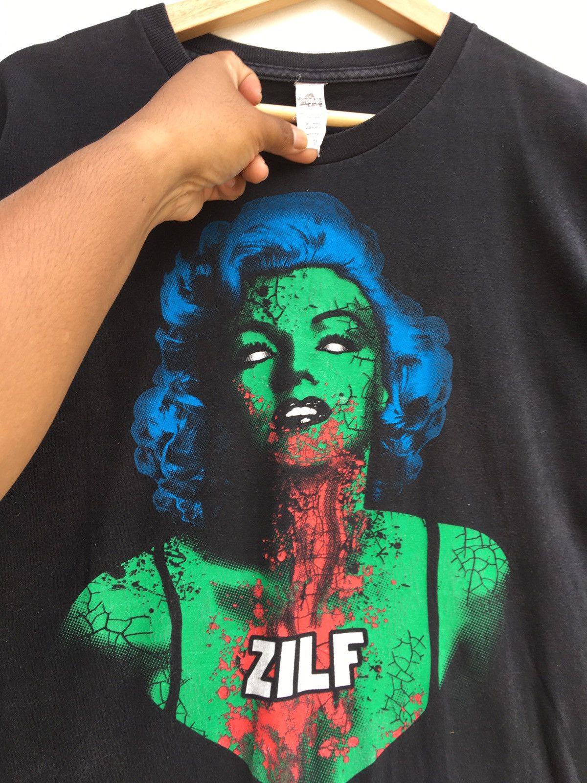 Band Tees Vintage Rare ZILF Marilyn Monroe Printed Tshirt Size US L / EU 52-54 / 3 - 6 Thumbnail