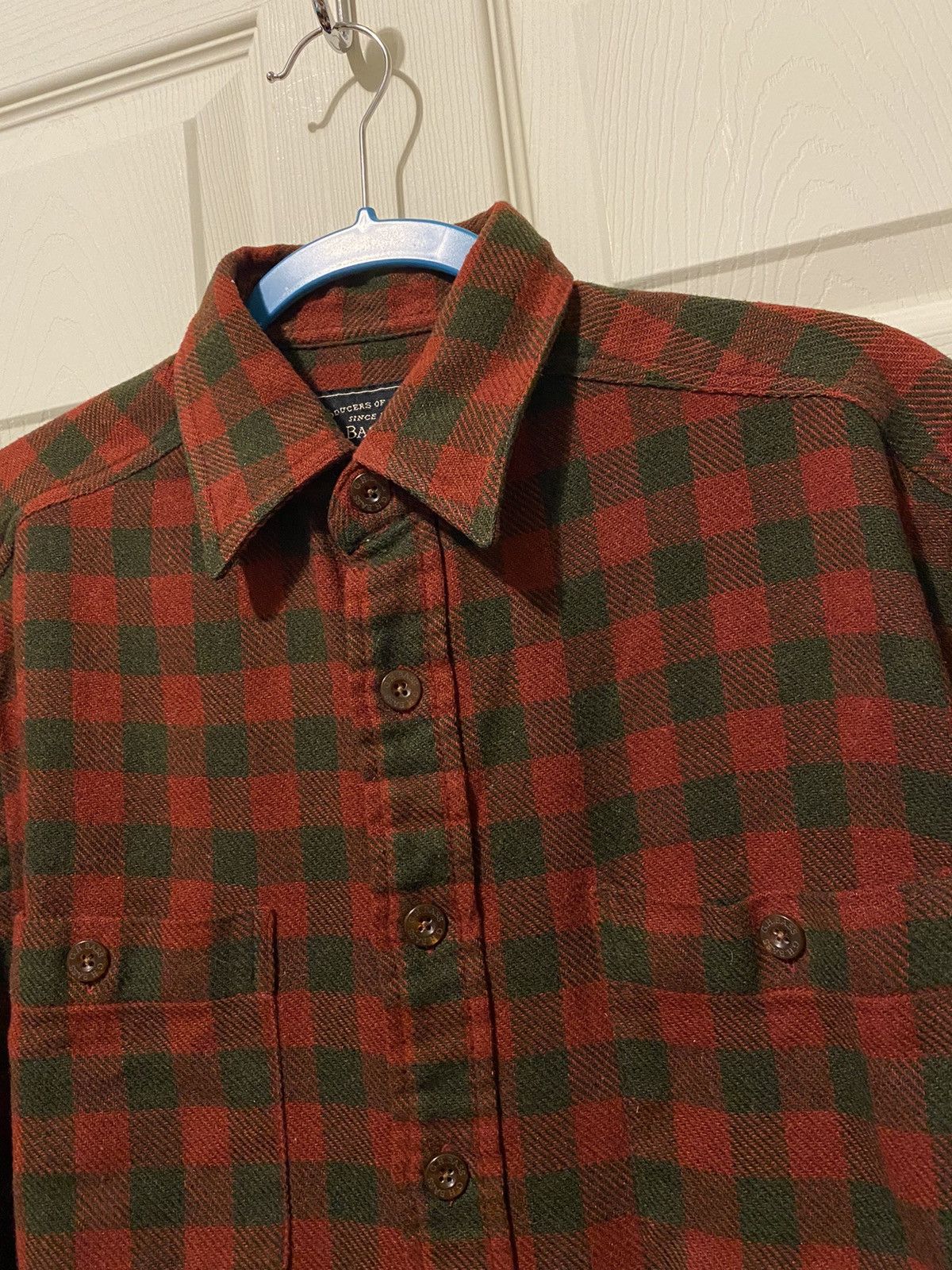 Bass Vintage Thick Wool Plaid Flannel Size US M / EU 48-50 / 2 - 1 Thumbnail