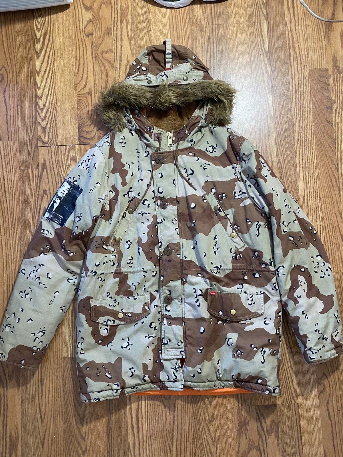 Supreme Desert Camo Jacket Arc Thermal Zip Up Hooded Sweatshirt 