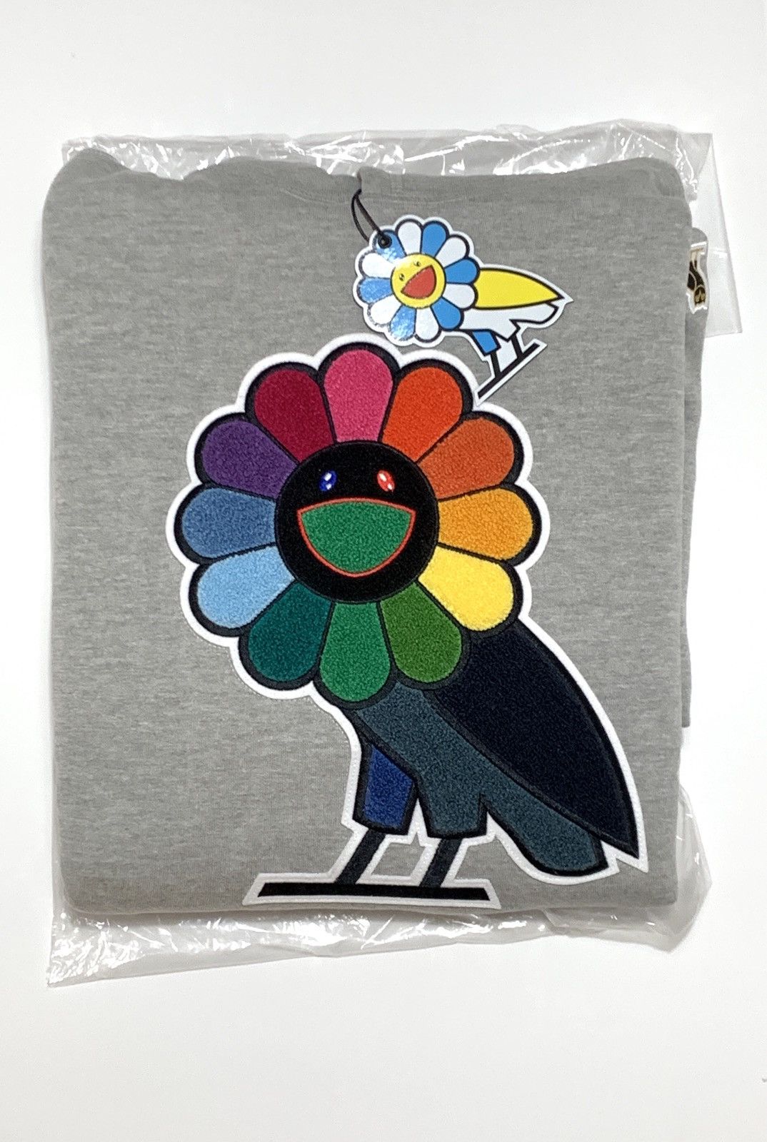 October's Very Own × Takashi Murakami OVO X Murakami Hoodie Grey 2018 OG Flower Owl Size US M / EU 48-50 / 2 - 2 Thumbnail