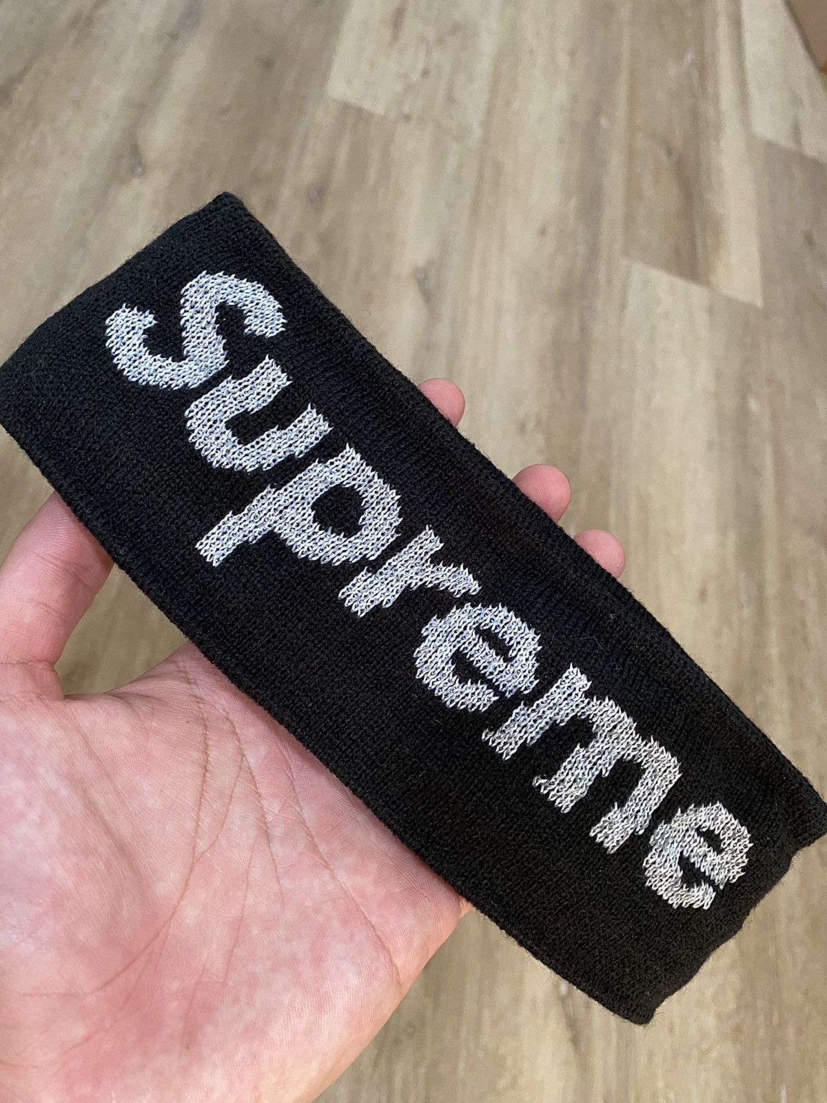 New Era Supreme Reflective Logo Headband | Grailed