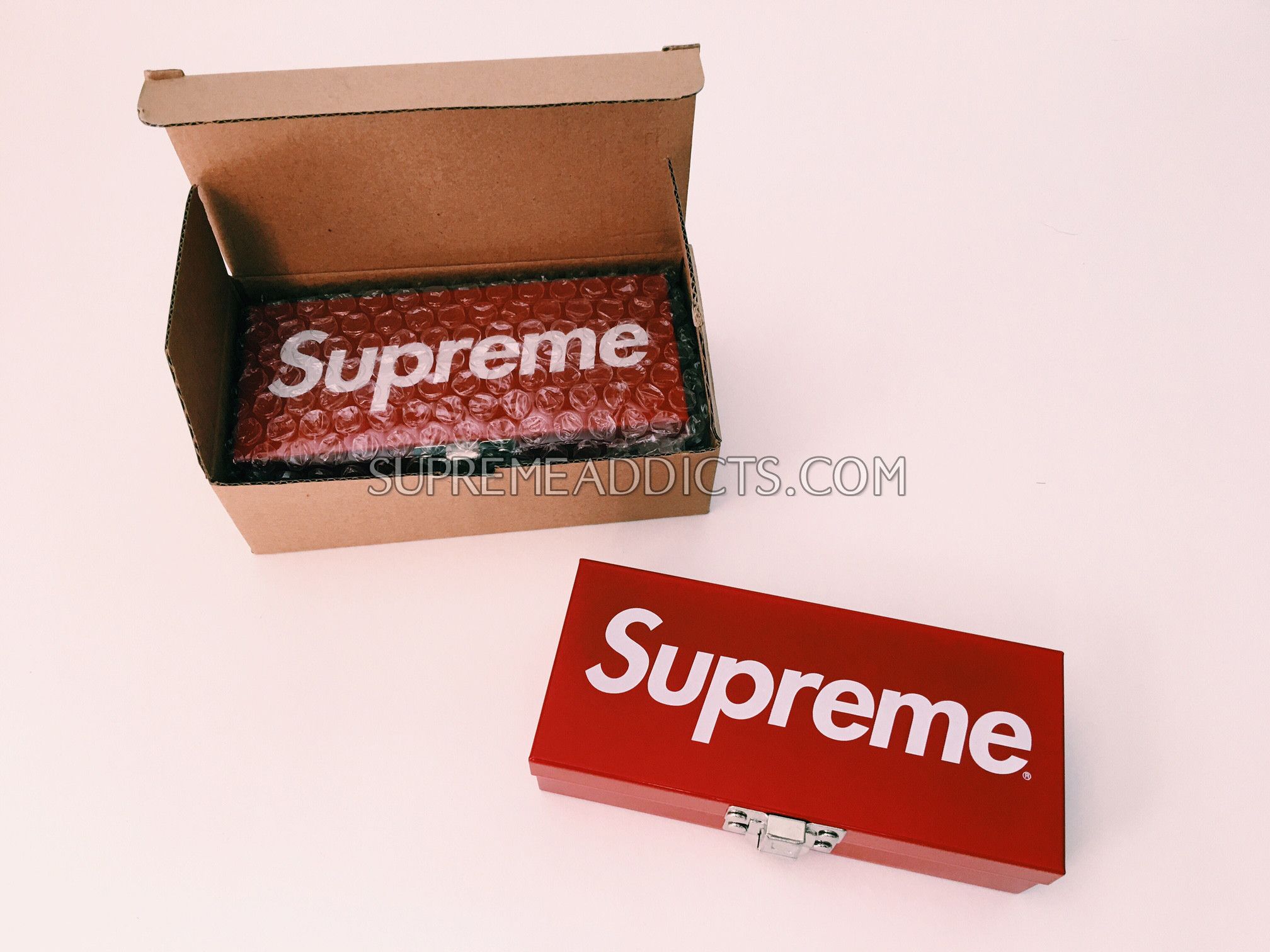 Supreme SUPREME SMALL METAL STORAGE BOX [SS 2007] LOCK BOX LOGO CHEST ...