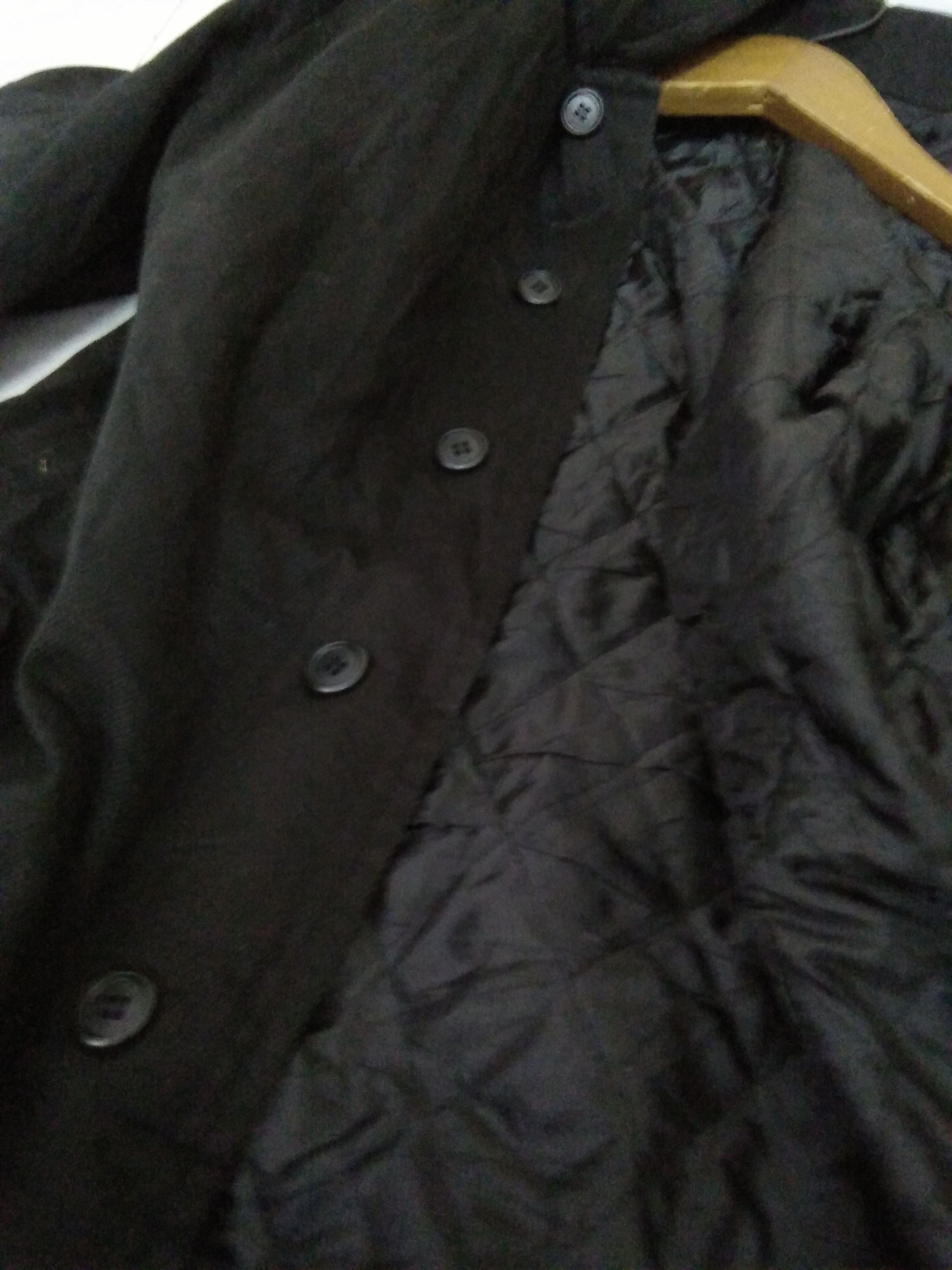 PPFM PPFM DARK BLACK LONG JACKET BONDAGE TRIPLE POCKET (A755) Size US M / EU 48-50 / 2 - 7 Thumbnail