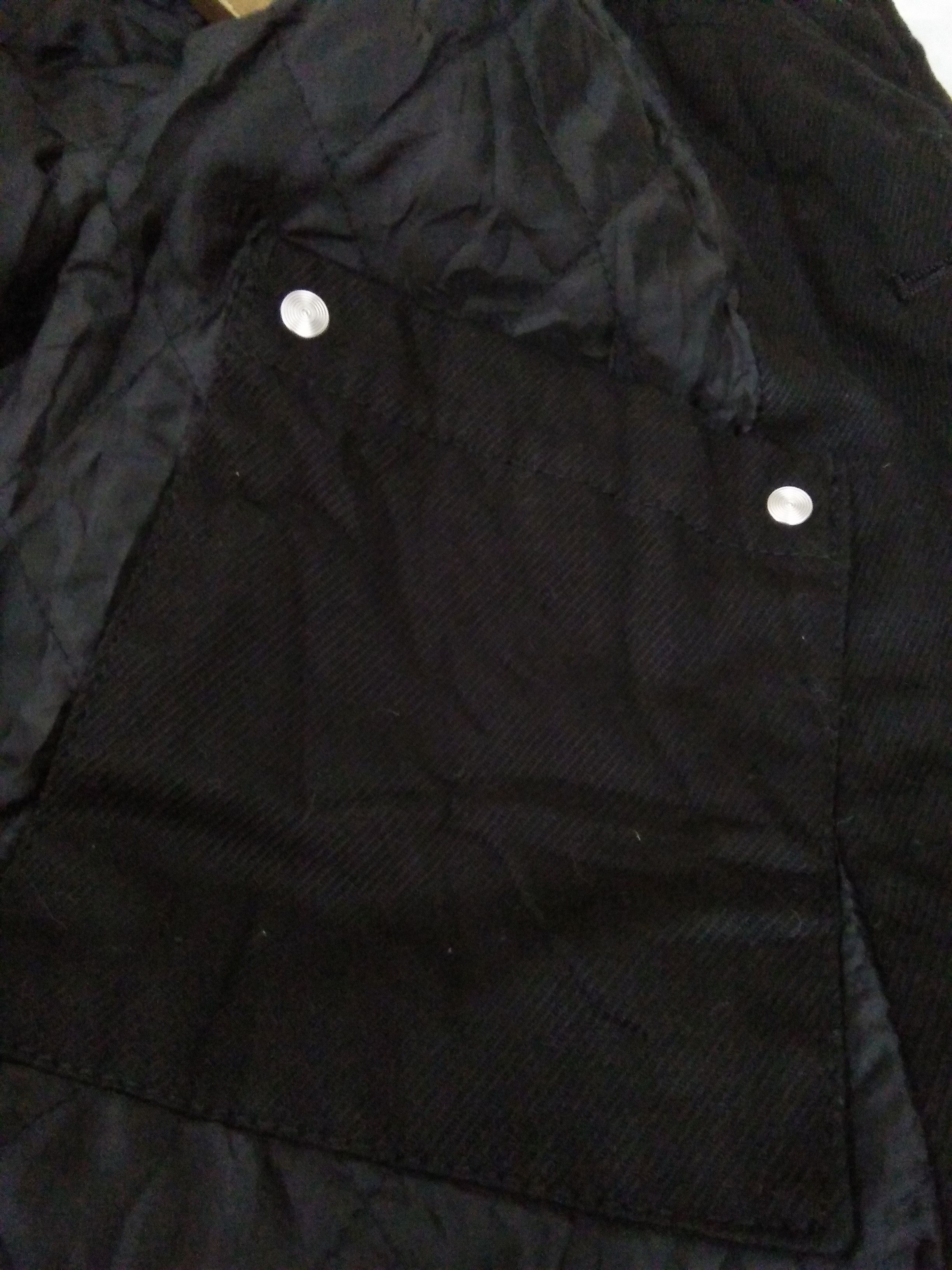 PPFM PPFM DARK BLACK LONG JACKET BONDAGE TRIPLE POCKET (A755) Size US M / EU 48-50 / 2 - 6 Thumbnail