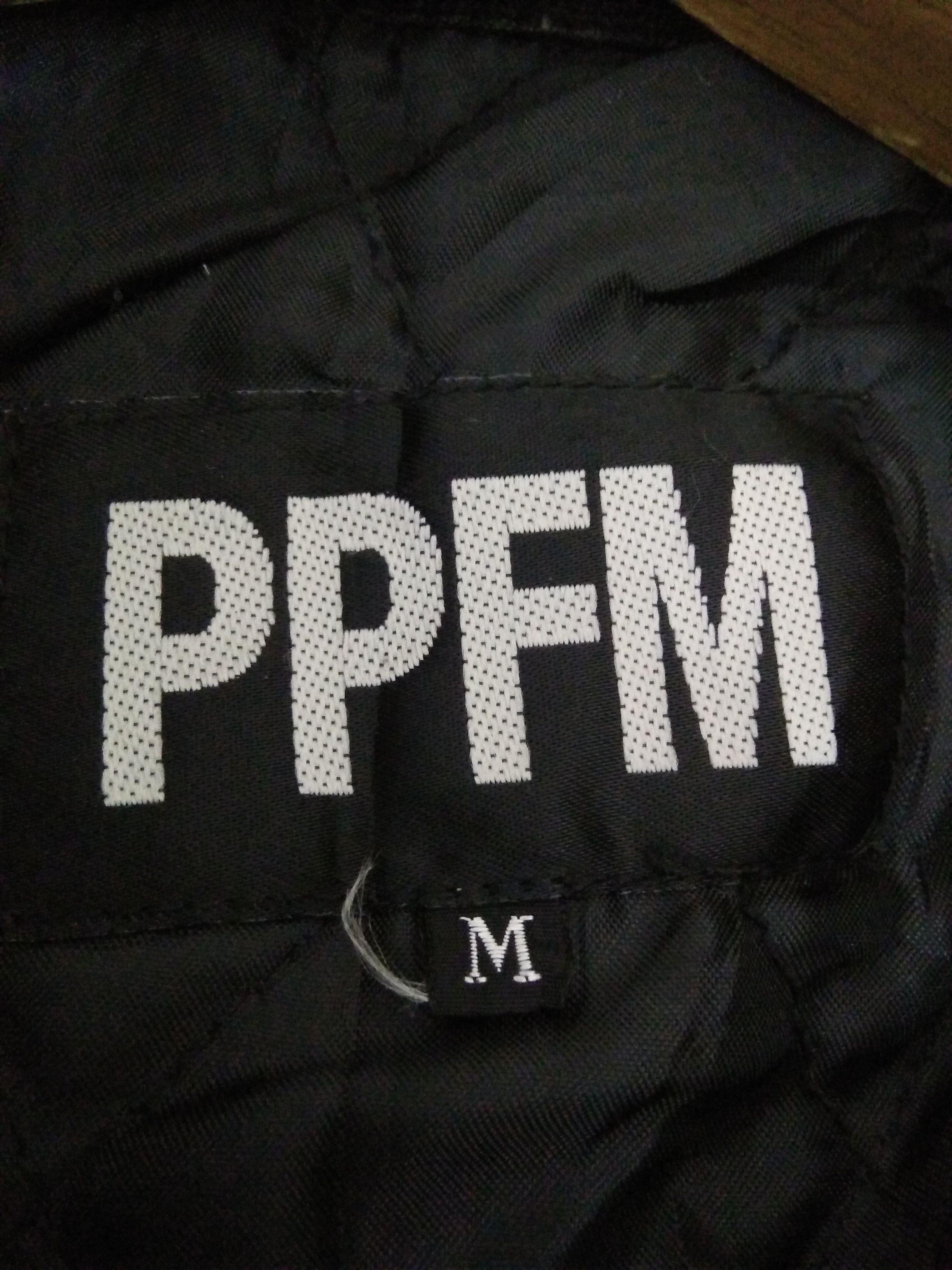 PPFM PPFM DARK BLACK LONG JACKET BONDAGE TRIPLE POCKET (A755) Size US M / EU 48-50 / 2 - 4 Thumbnail