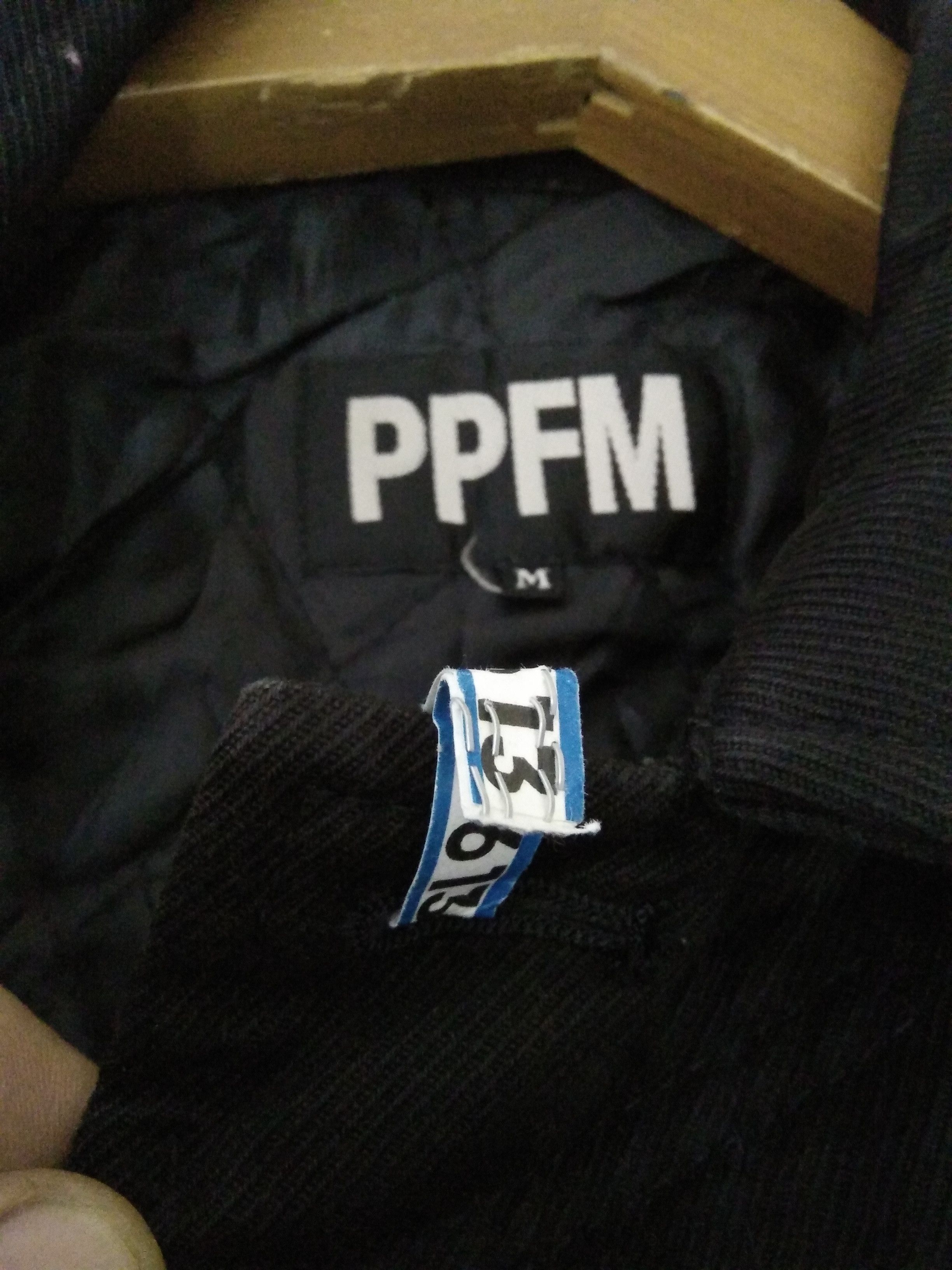 PPFM PPFM DARK BLACK LONG JACKET BONDAGE TRIPLE POCKET (A755) Size US M / EU 48-50 / 2 - 3 Thumbnail