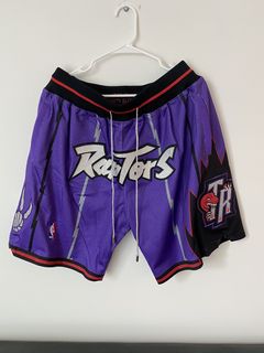 Vintage Just Don 1998-1999 Toronto Raptors Basketball Shorts Size XXL