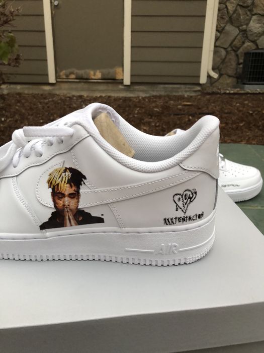 Nike Nike Air Force one xxxtentacion custom Grailed