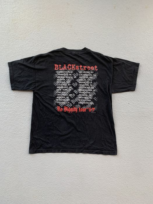 Vintage 1997 Blackstreet No diggity tour tshirt | Grailed