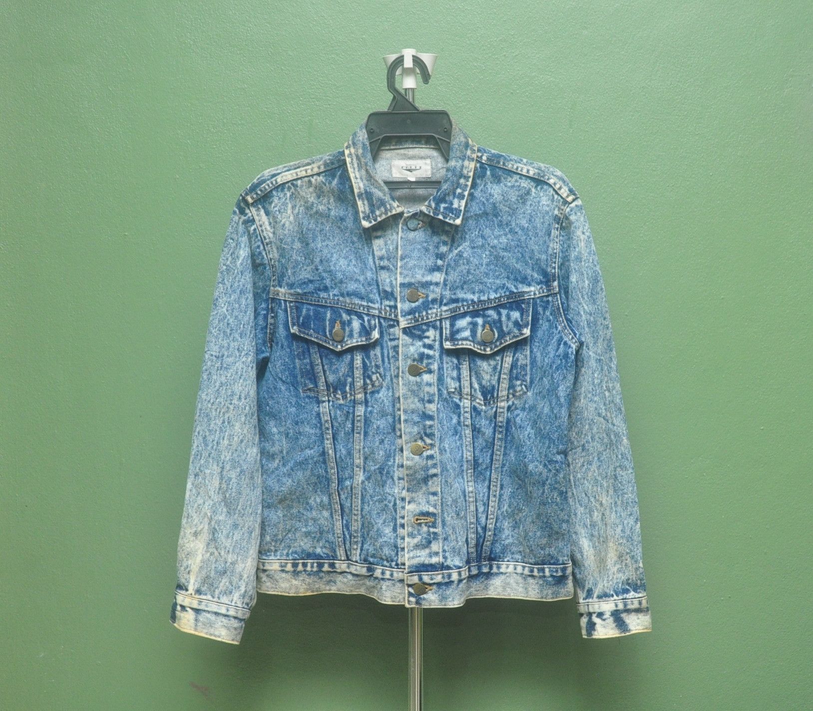 Vintage Vintage Fittz International Denim Jacket Hard To Find Size US L / EU 52-54 / 3 - 1 Thumbnail