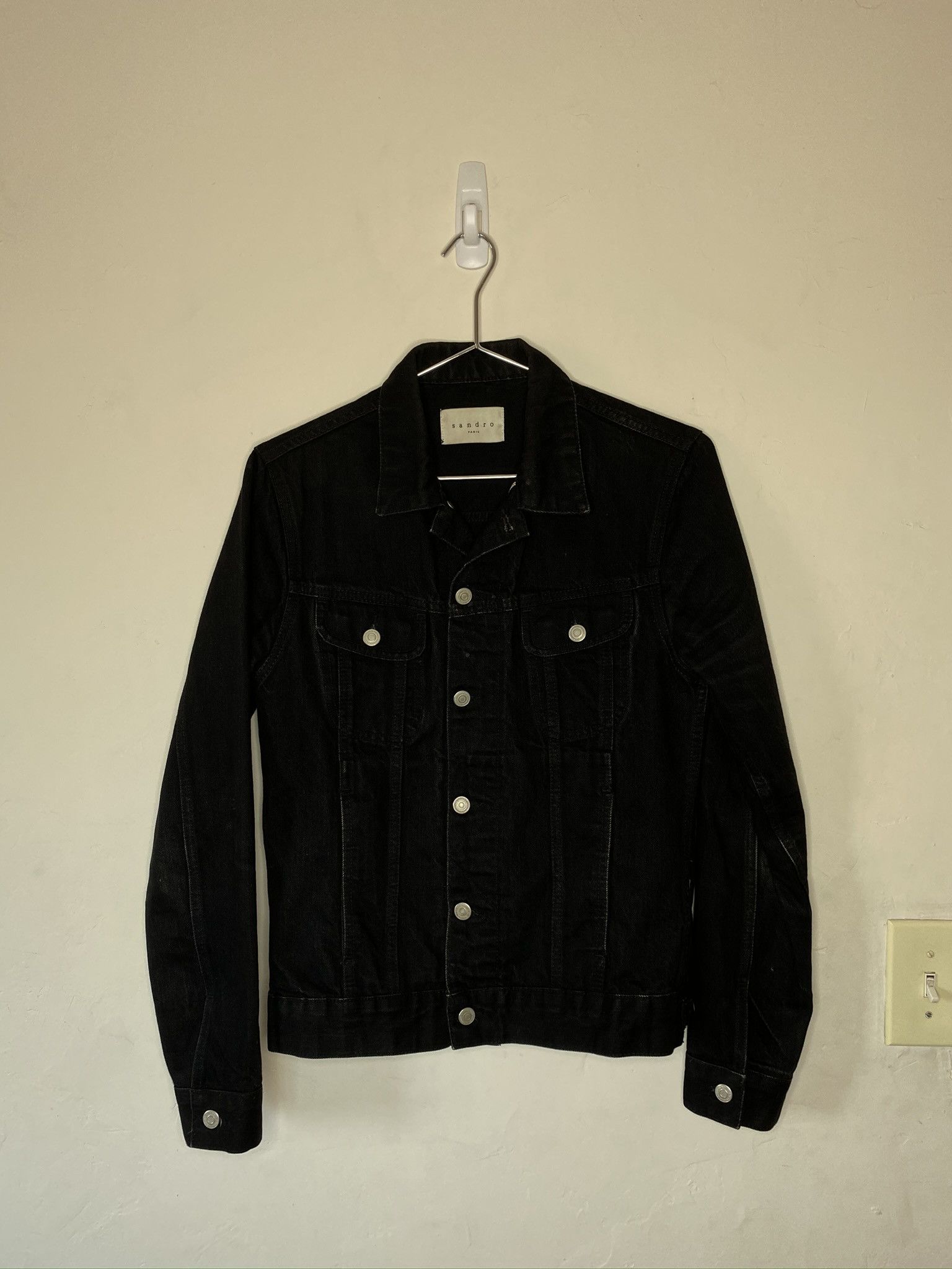 Sandro Sandro Selvidge Denim Jacket Size US S / EU 44-46 / 1 - 1 Thumbnail