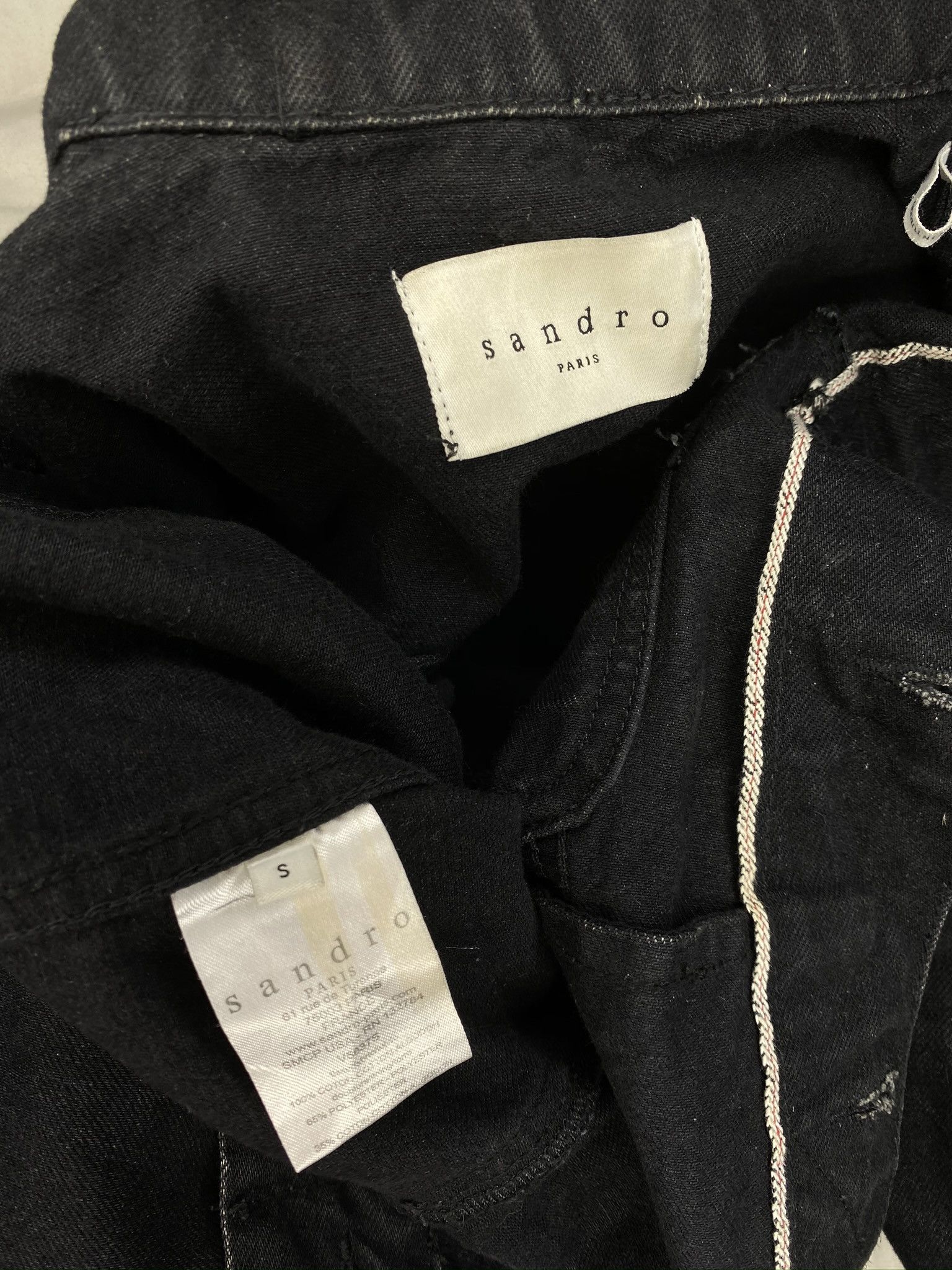 Sandro Sandro Selvidge Denim Jacket Size US S / EU 44-46 / 1 - 3 Thumbnail