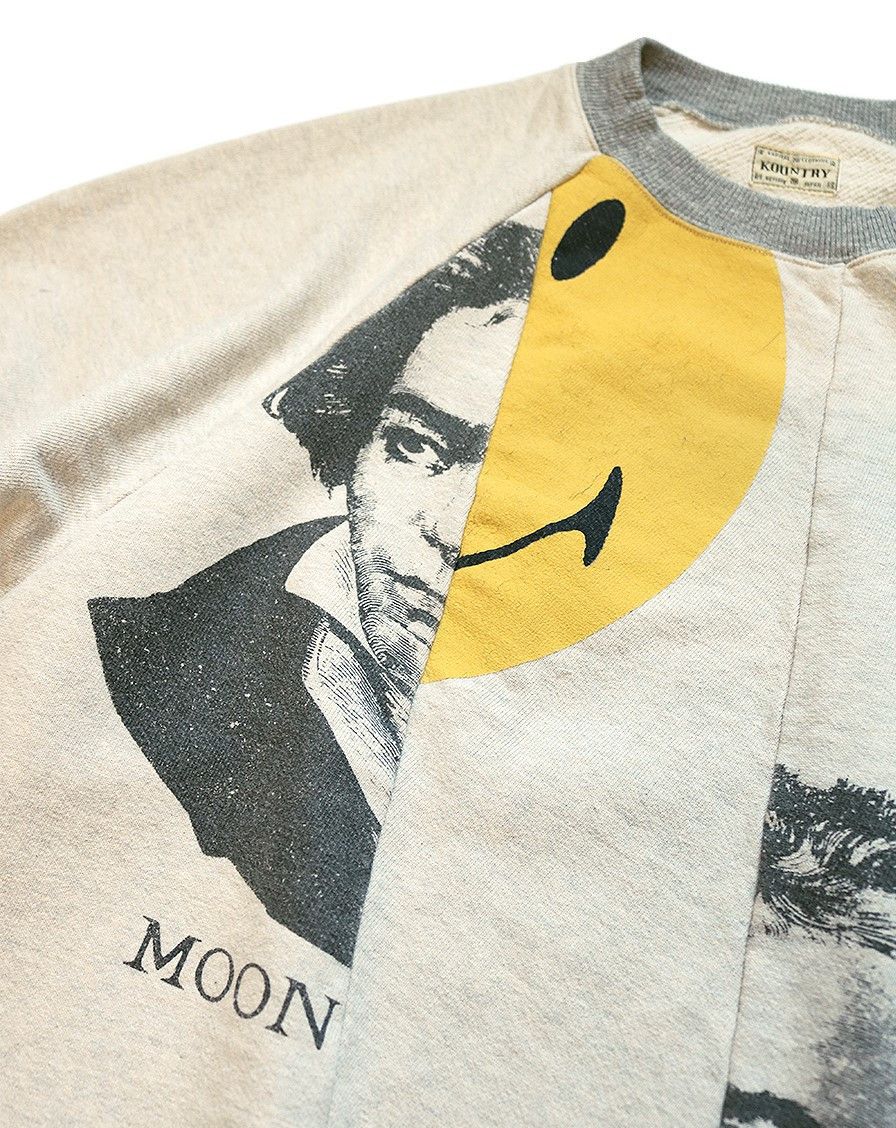 KAPITAL Beethoven Smile スウェット KAPITAL Beethoven remake smile smily sweatshirt gray new L