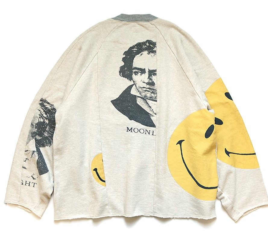 KAPITAL Beethoven Smile スウェット KAPITAL Beethoven remake smile smily sweatshirt gray new L