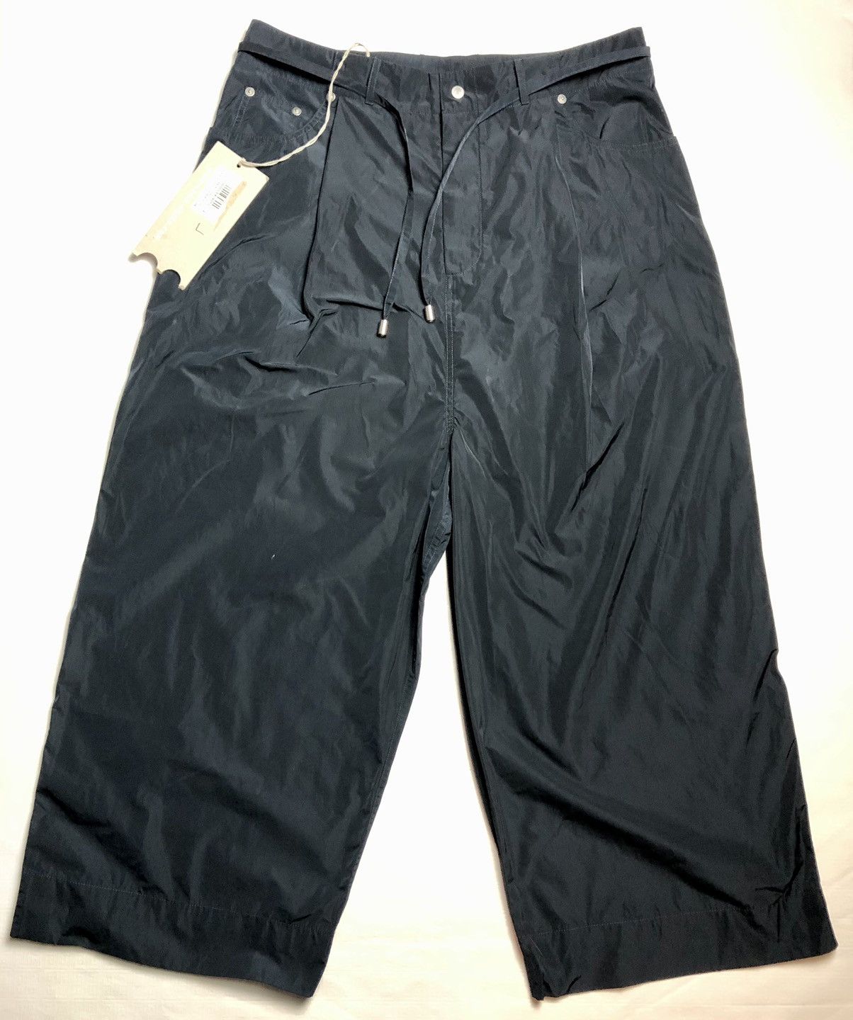 Craig Green NEW DS CRAIG GREEN NAVY WIDE CROPPED TRACK PANTS TROUSERS Size US 33 - 4 Thumbnail