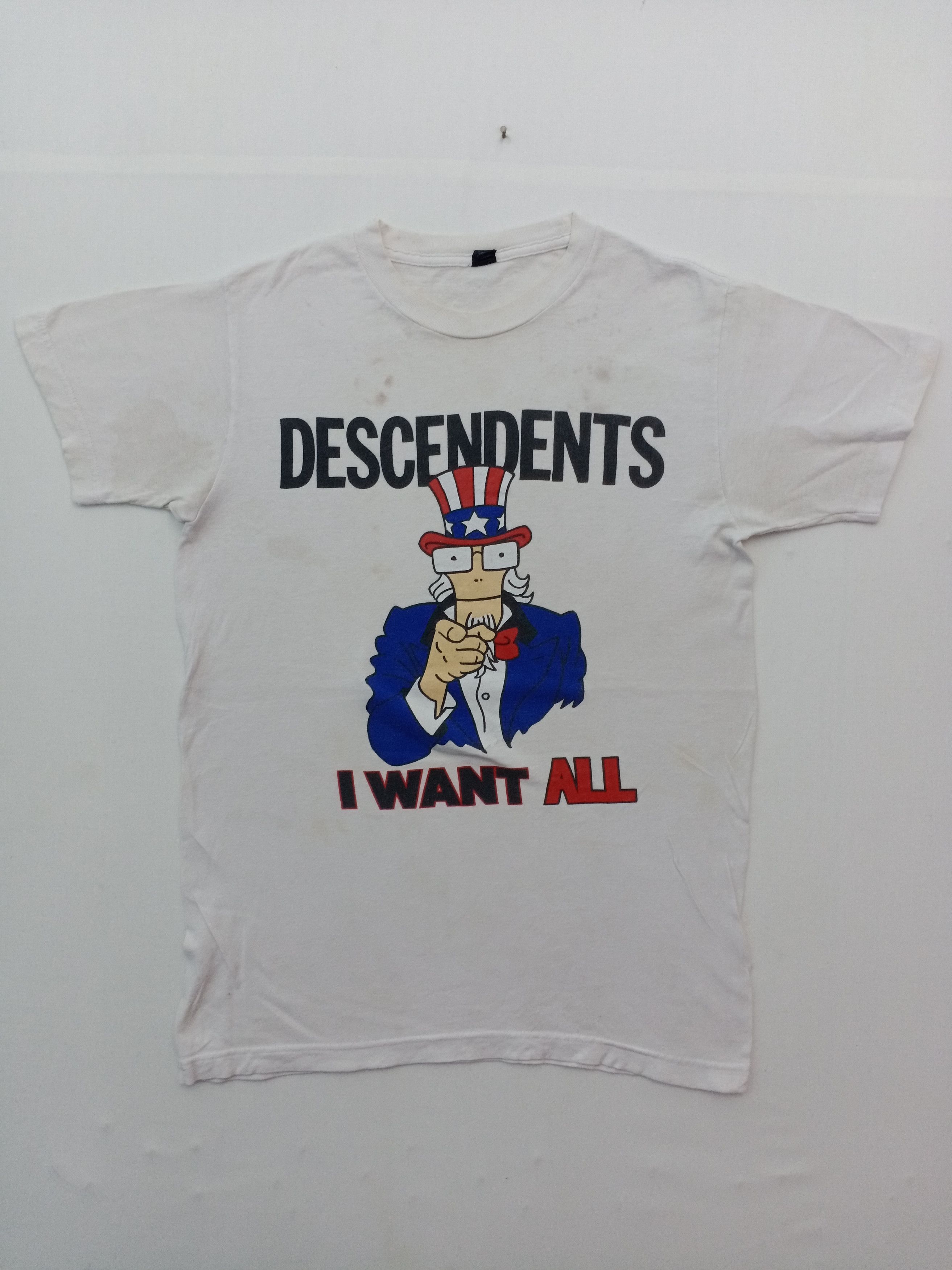 Band Tees × Vintage Vintage Descendents I'm want you parody Band Tshirt Size US S / EU 44-46 / 1 - 1 Thumbnail