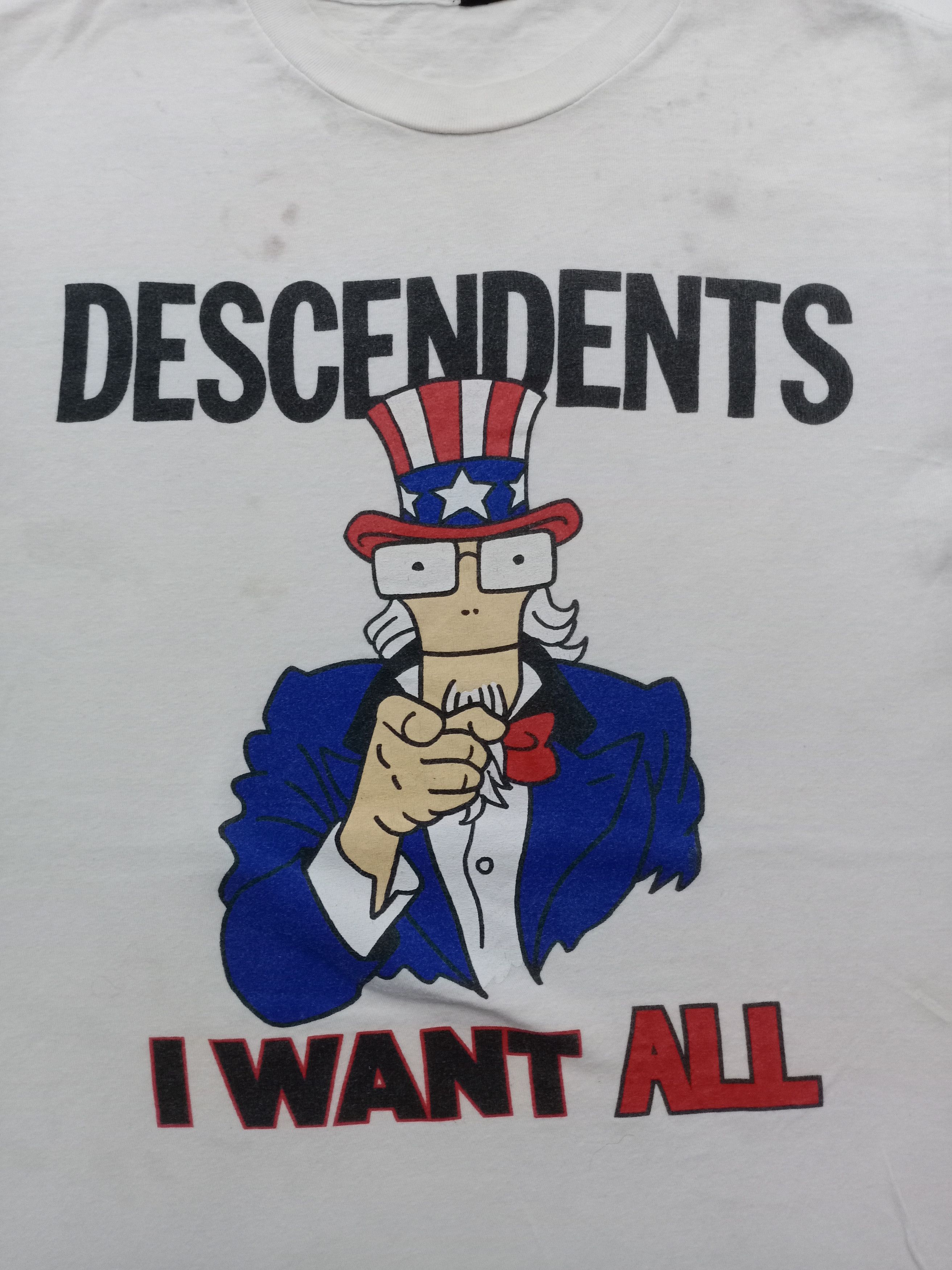 Band Tees × Vintage Vintage Descendents I'm want you parody Band Tshirt Size US S / EU 44-46 / 1 - 7 Thumbnail