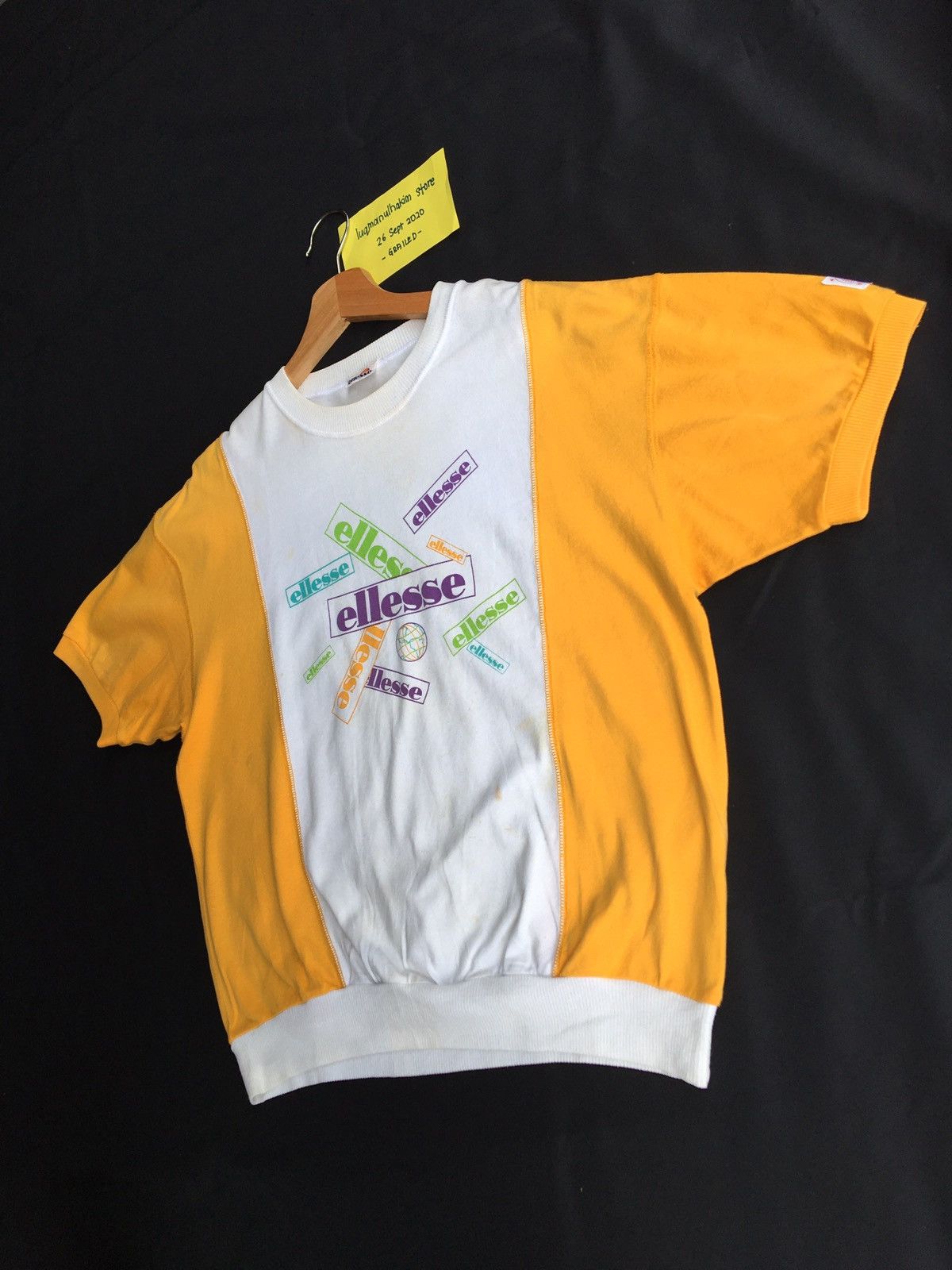 Ellesse Vintage 90s Ellesse Spellout Logo Sweatshirt Size US L / EU 52-54 / 3 - 3 Thumbnail