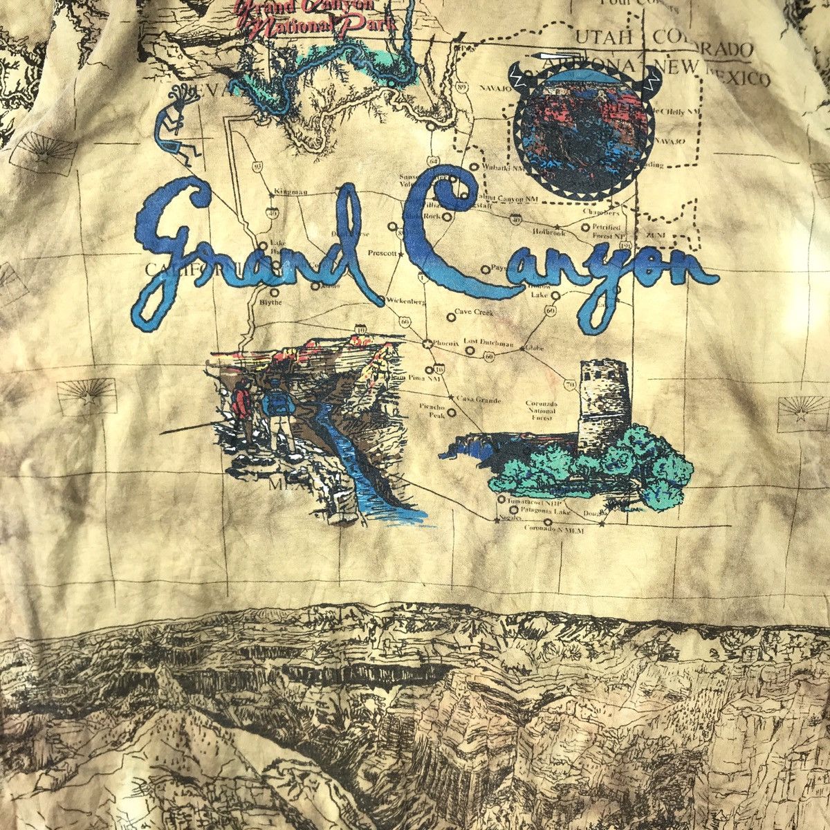 Vintage Vintage Grand Canyon National Park Arizona Overprint Shirt Size US XL / EU 56 / 4 - 2 Thumbnail