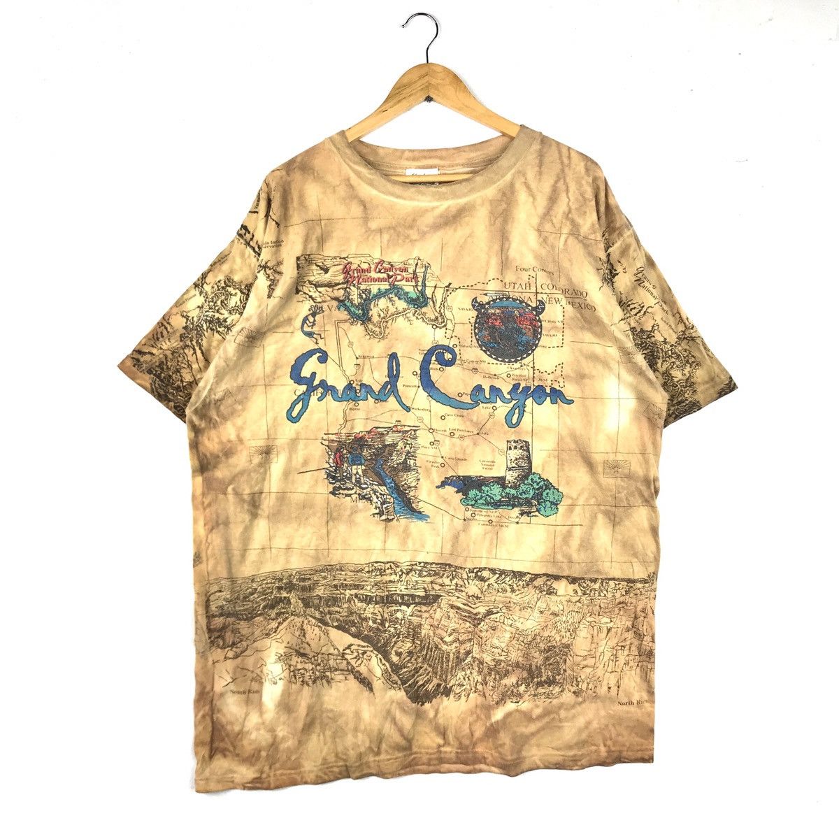 Vintage Vintage Grand Canyon National Park Arizona Overprint Shirt Size US XL / EU 56 / 4 - 1 Thumbnail