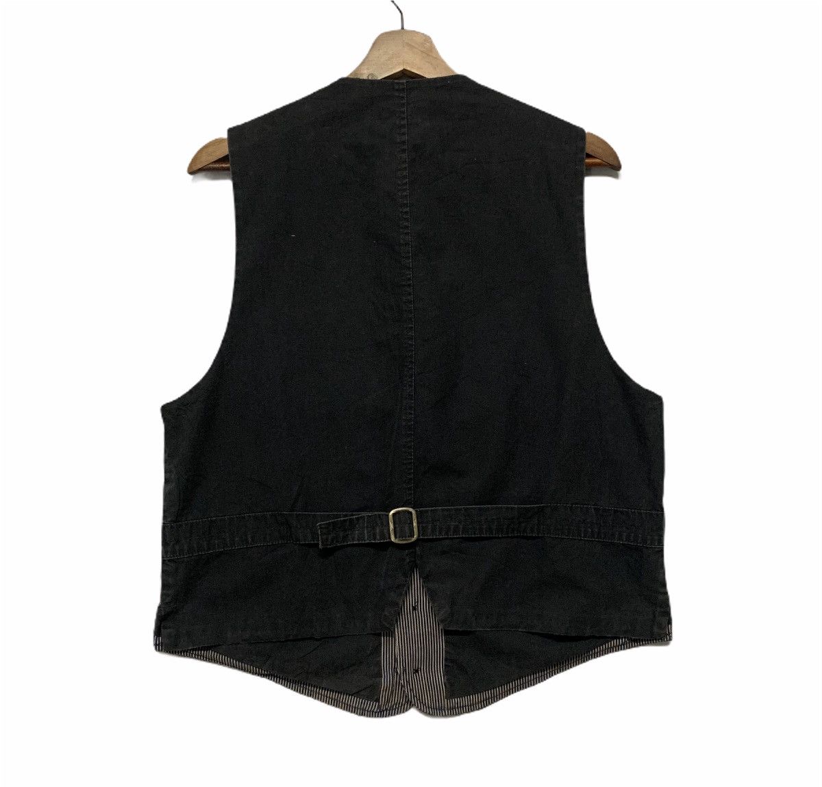 Polo Ralph Lauren × Ralph Lauren × Vintage Polo By Ralph Lauren Hickory Stripe Designer Vest Size US L / EU 52-54 / 3 - 5 Thumbnail