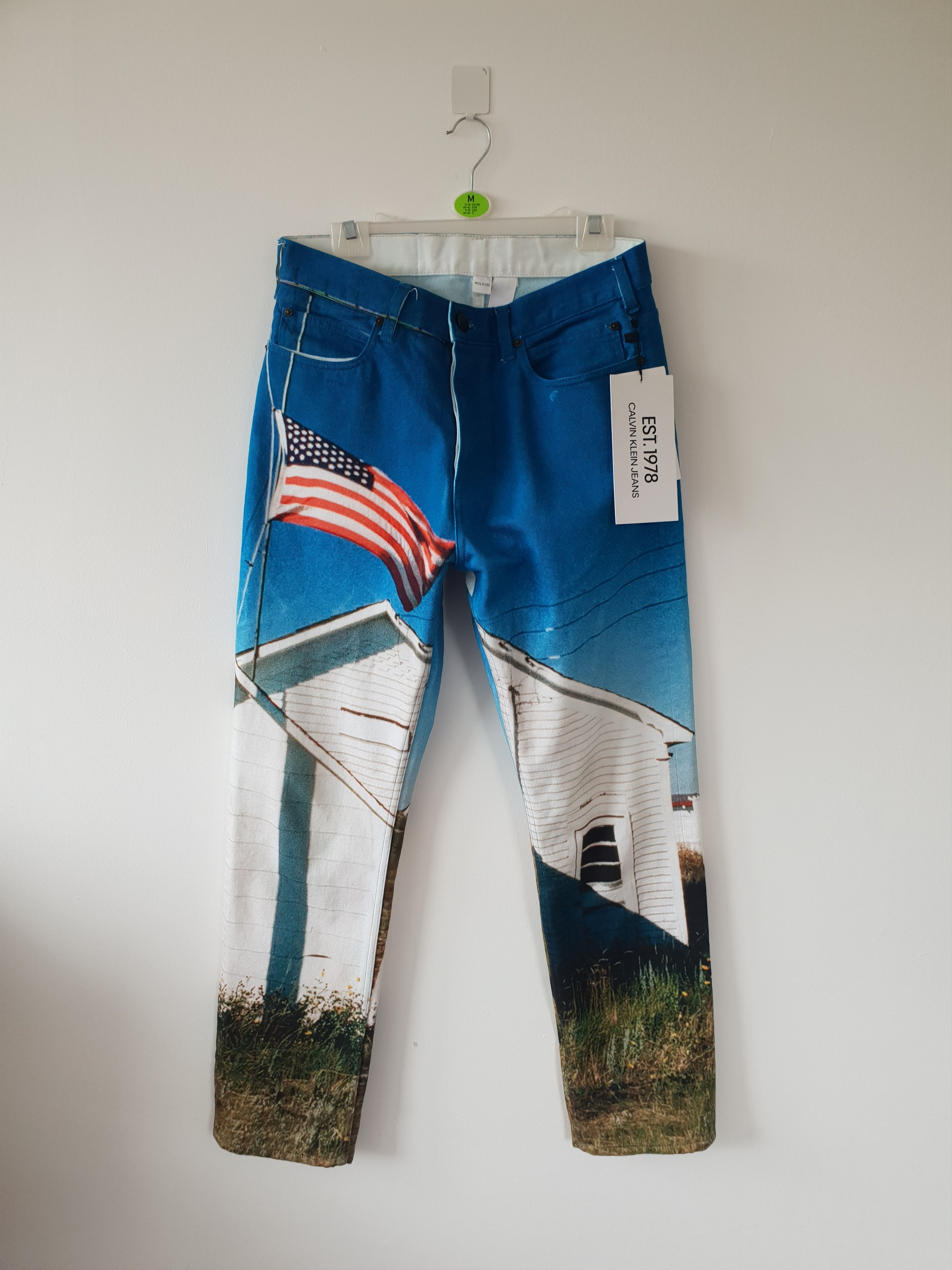 Raf Simons Calvin Klein American Flag Denim (FW18) | Grailed