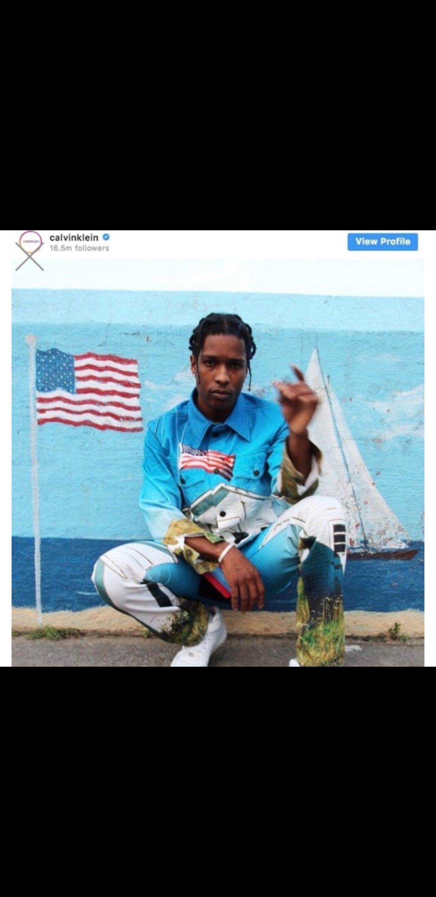 Calvin Klein × Raf Simons Calvin Klein American Flag Denim (FW18 
