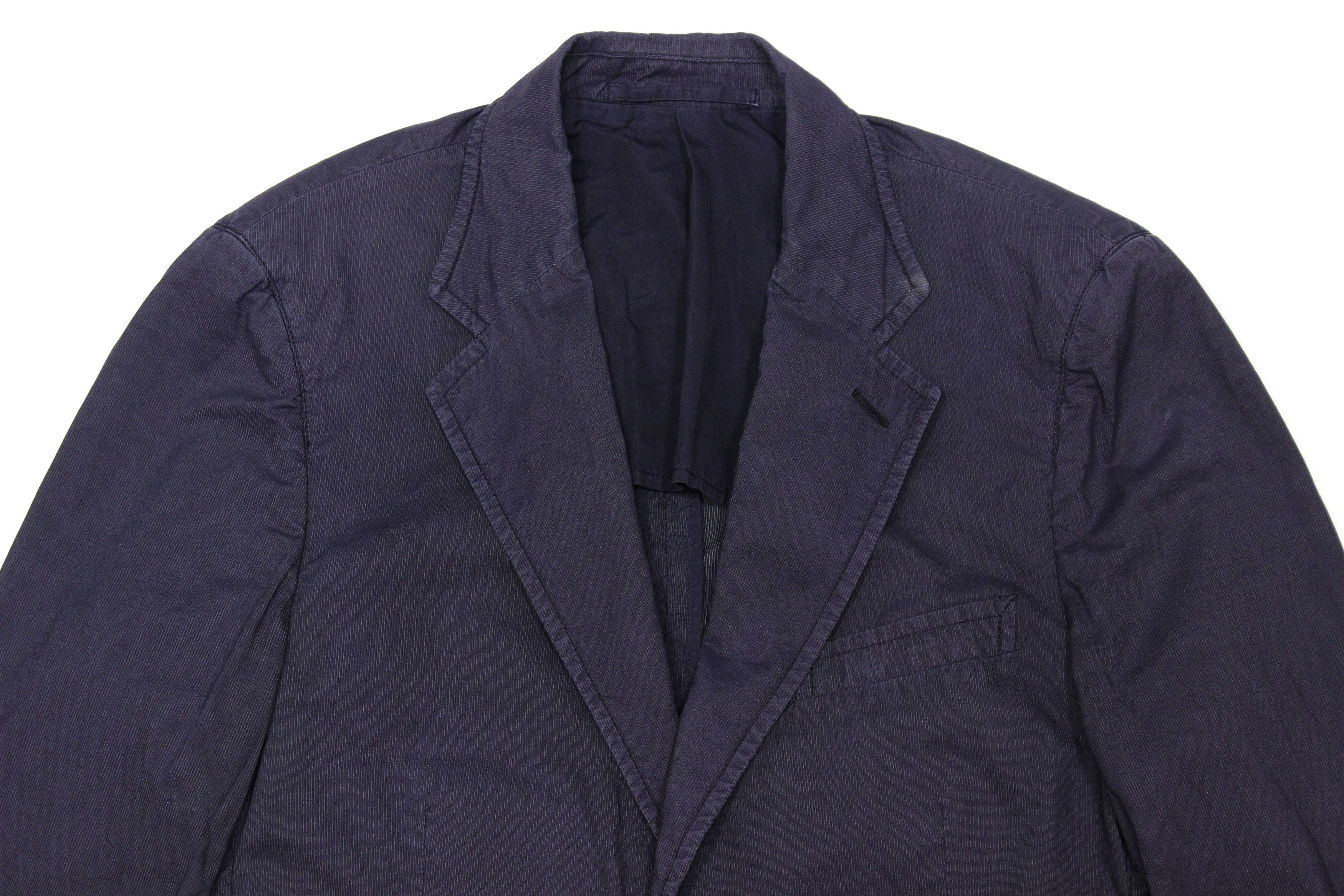 Prada Milano Striped Washed Blazer Size 54R Size 54R - 3 Thumbnail