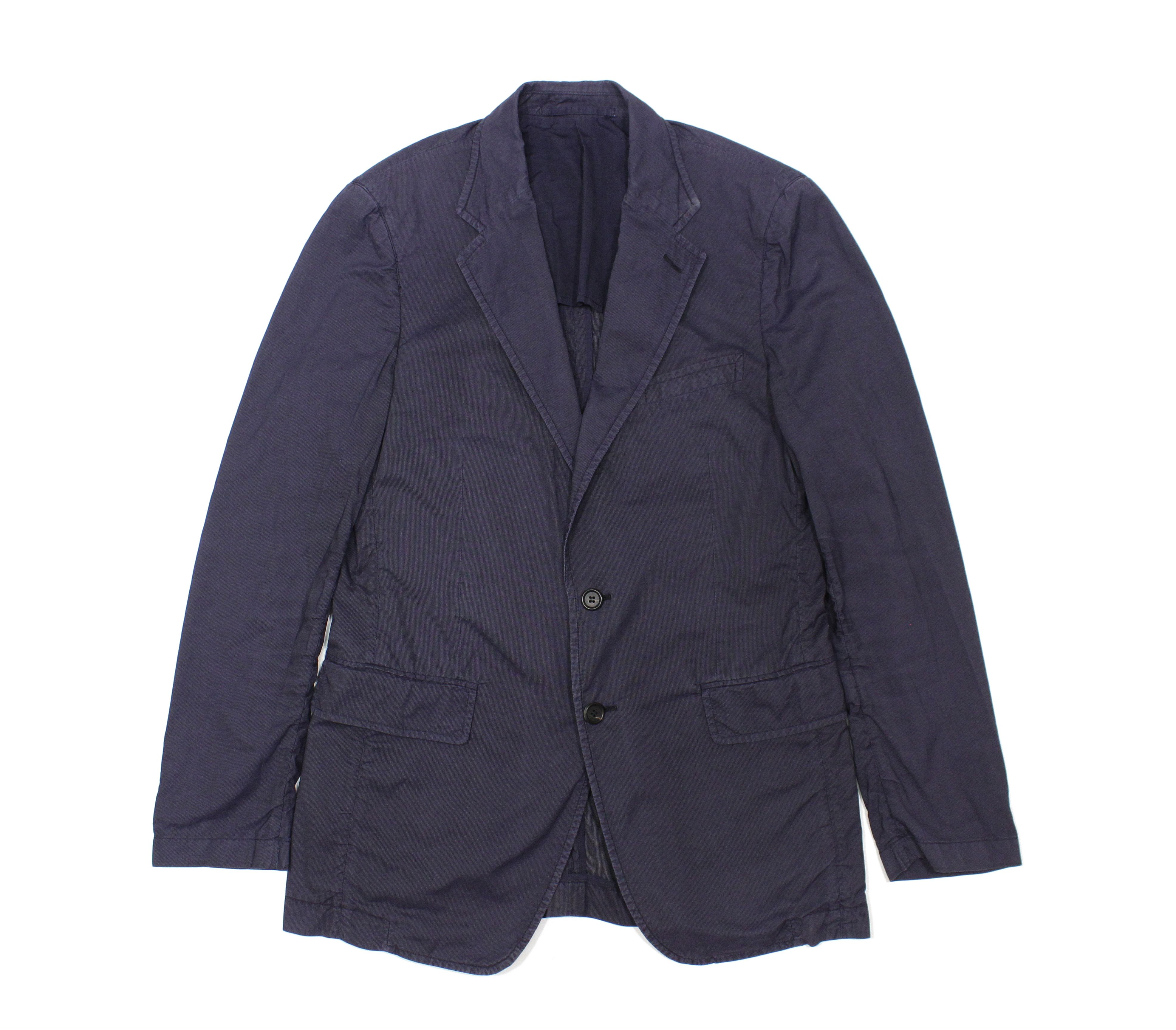 Prada Milano Striped Washed Blazer Size 54R Size 54R - 1 Thumbnail