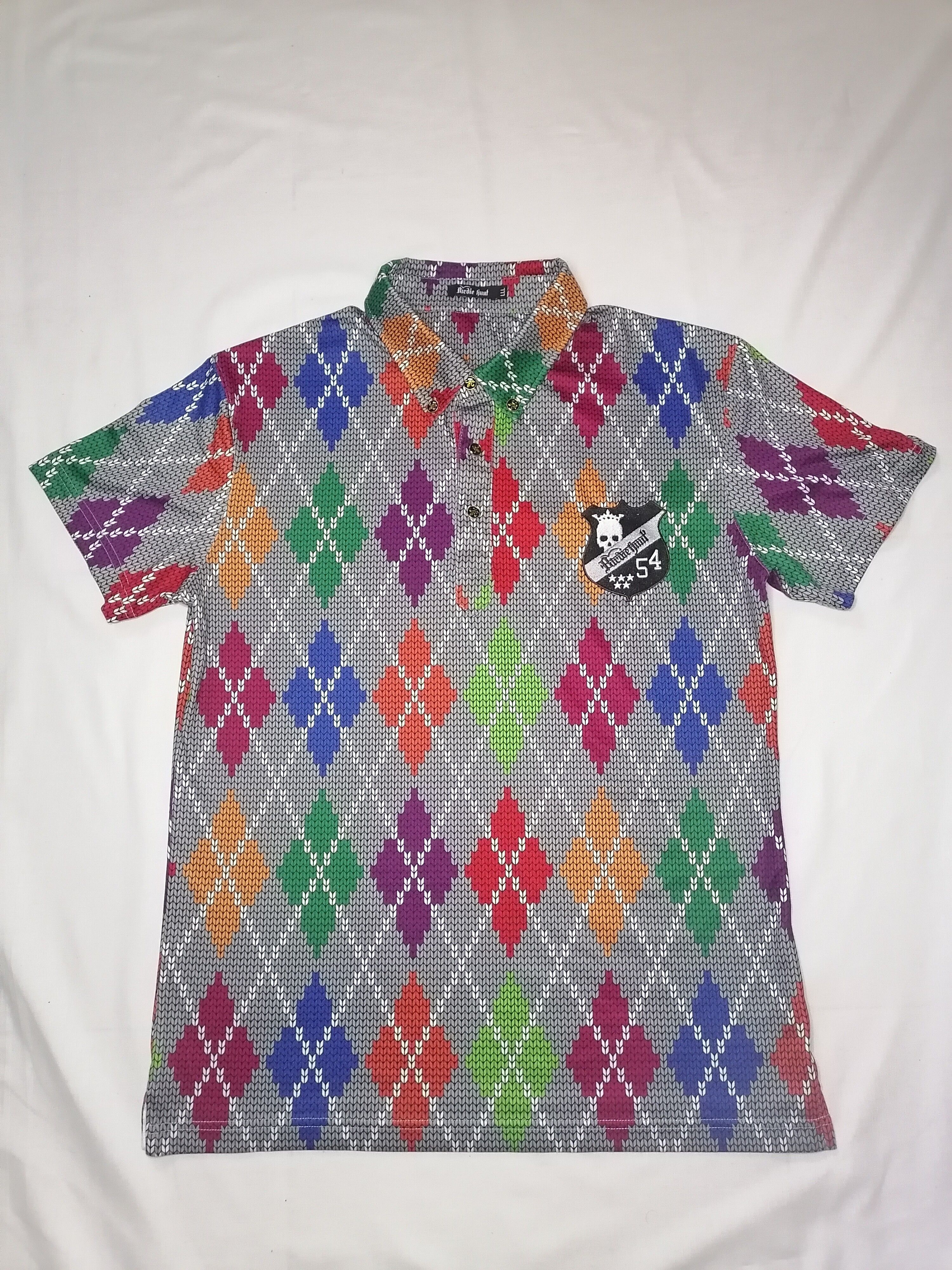 Very Rare BIRDIE HUNT colourfull/colourway rainbow shirt LIKE NEW! Size US XXL / EU 58 / 5 - 1 Preview