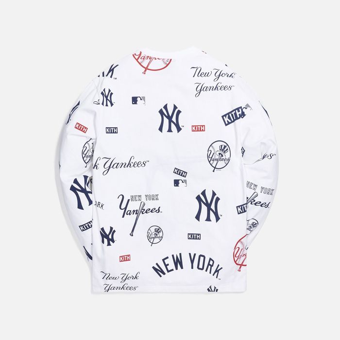 Kith Kith x New York Yankees All Over L/S Tee size S | Grailed