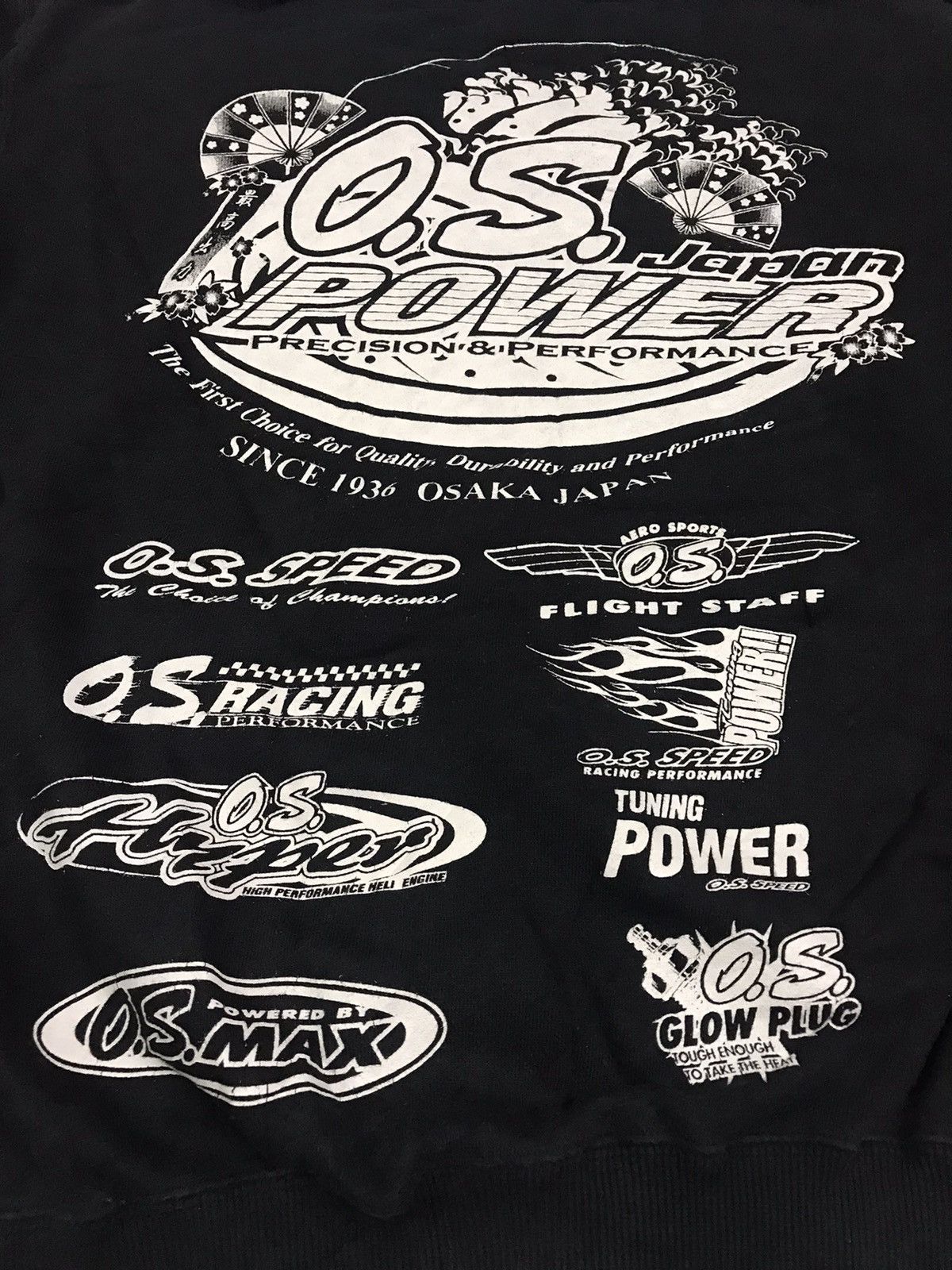 Japanese Brand × Sports Specialties Vtg O.S Power Precision & Performance Osaka Japan Sweatshirt Size US M / EU 48-50 / 2 - 4 Thumbnail