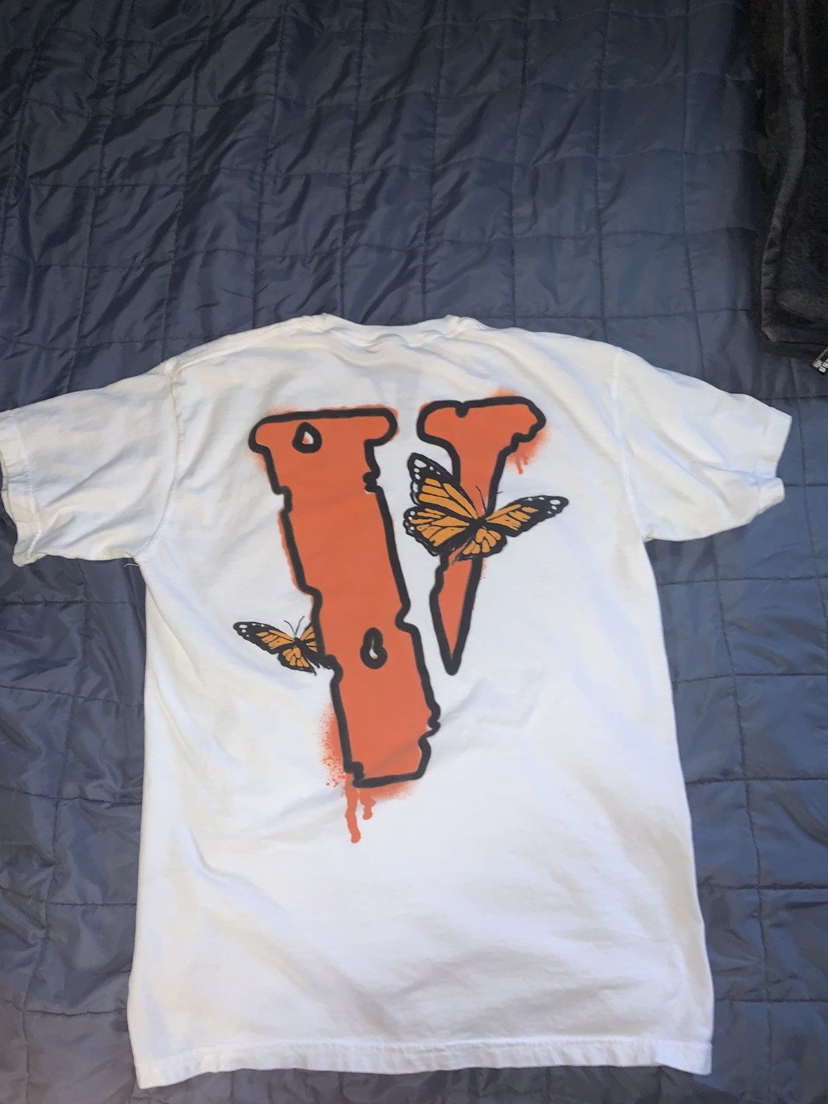 Vlone VLONE JUICE WRLD Butterfly Tee Shirt Legends Never Die XL | Grailed