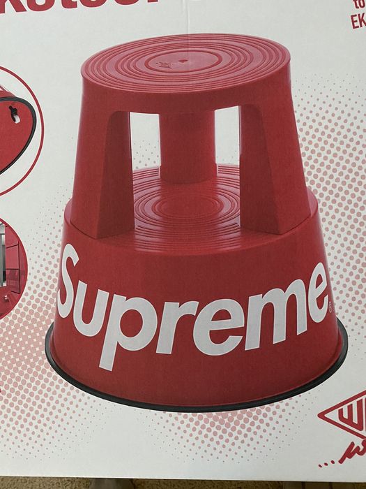 Supreme Supreme Wedo Step Stool Red. In hand! | Grailed