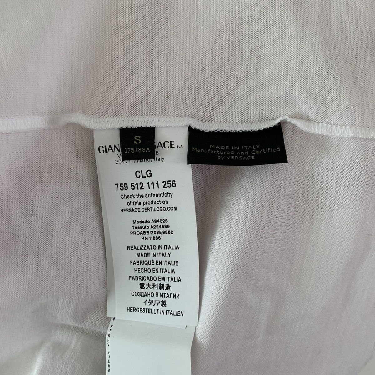 Versace Versace Via Gesù T-shirt Size US S / EU 44-46 / 1 - 4 Thumbnail