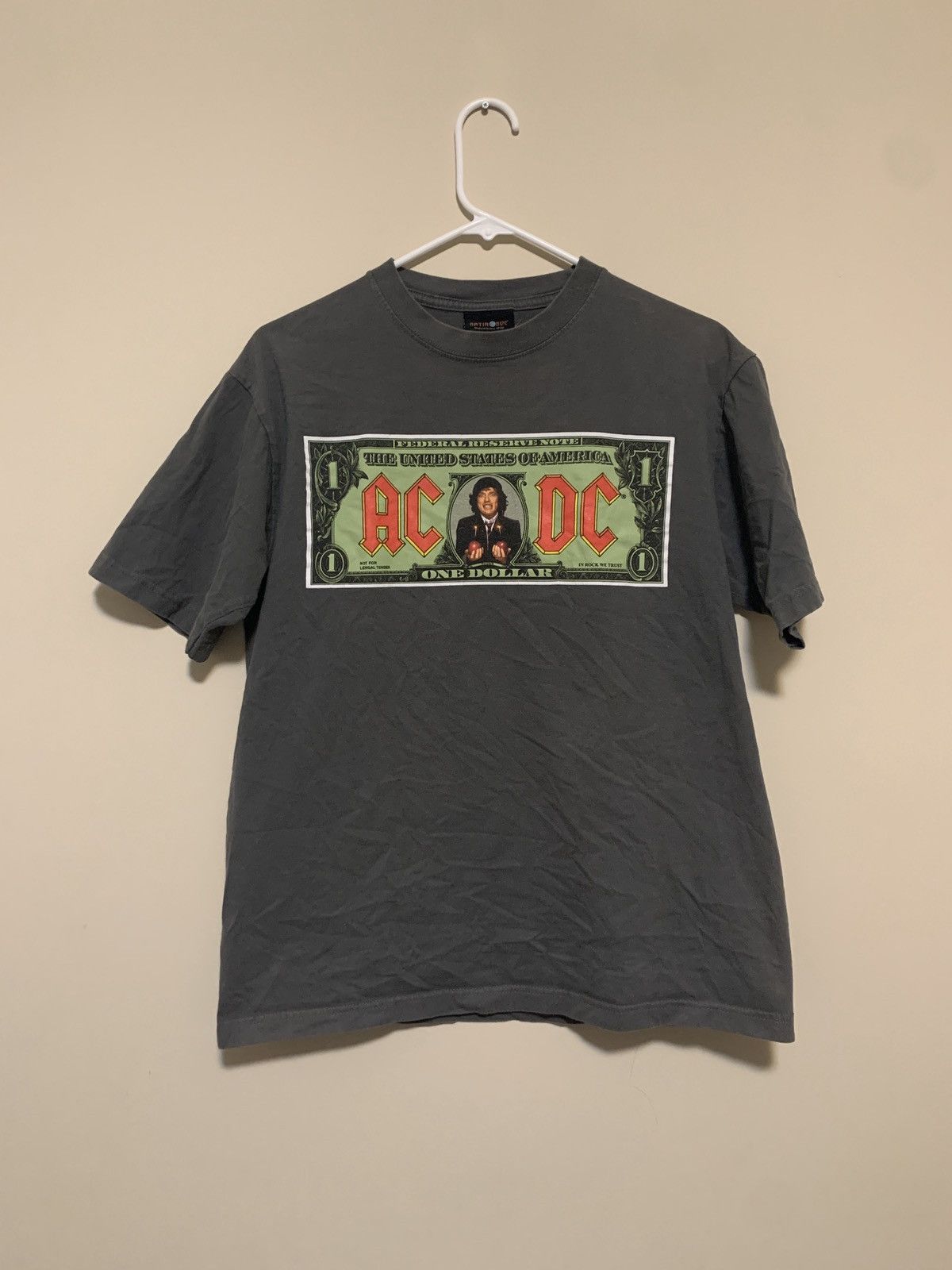 Vintage Vintage 90s AC/DC t-shirt Metallica Iron Maiden GNR | Grailed