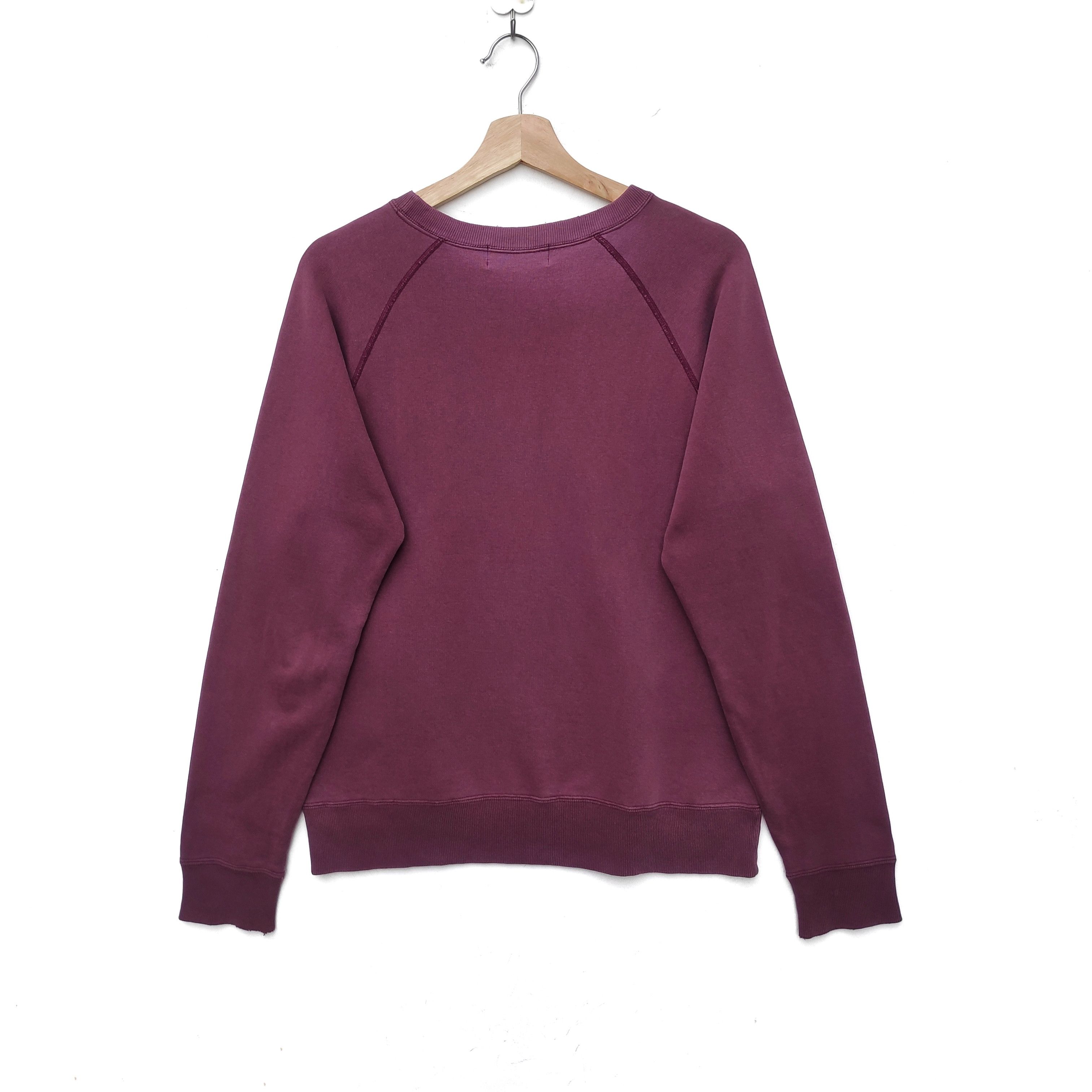 Hysteric Glamour × Vintage Vintage HYSTERIC GLAMOUR Sweatshirt Medium Maroon Dope Size US M / EU 48-50 / 2 - 2 Thumbnail